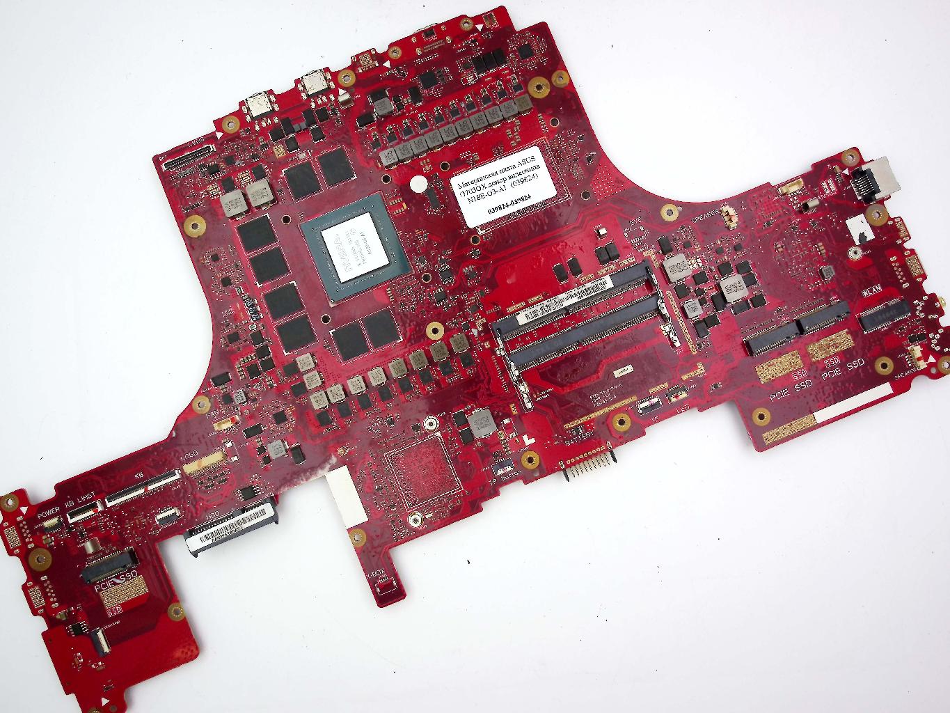 Материнская плата ASUS G703GX донор видеочипа N18E-G3-A1  (039824)