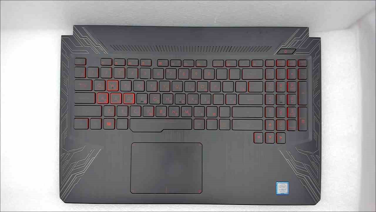 Топкейс для ноутбука ASUS FX504G с тачпадом