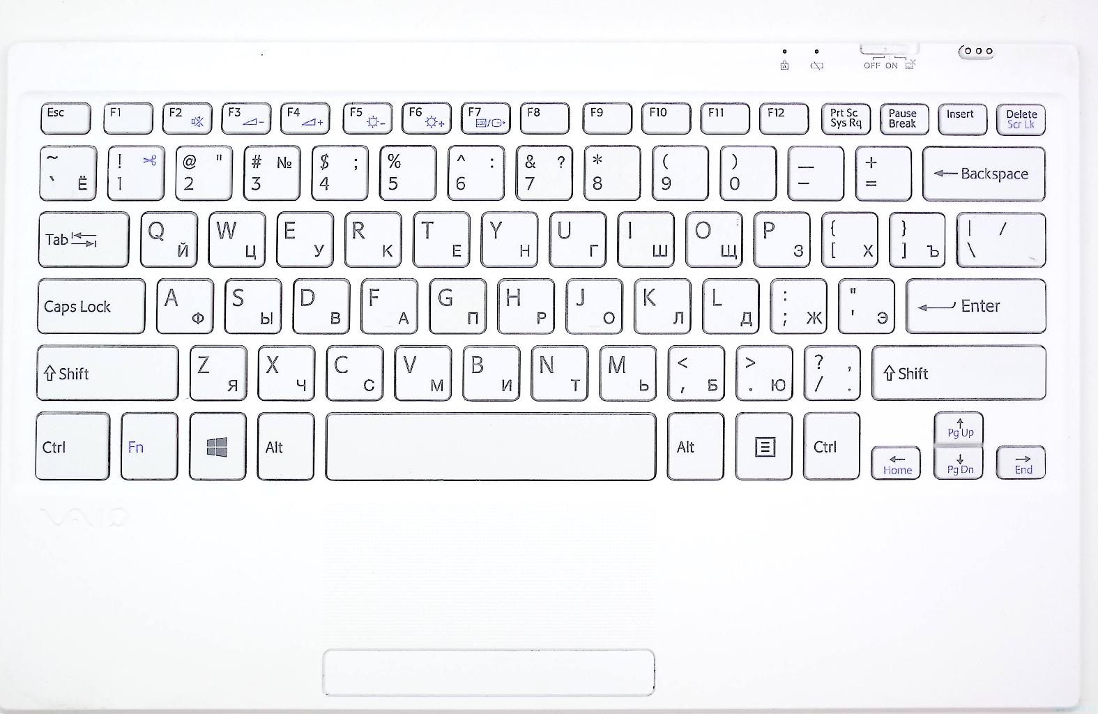 Клавиатура-донор для ноутбука Sony SVT1122