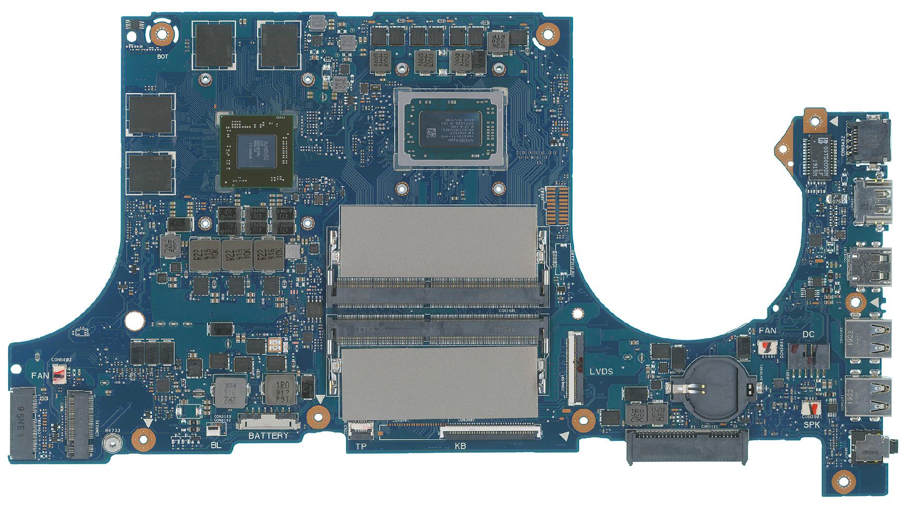 Материнская плата ASUS FX505DY (Ryzen 5 3550H и RX560)