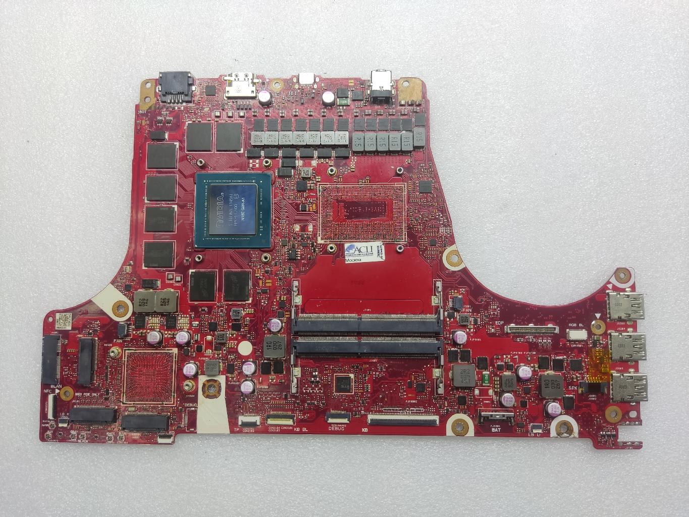 Материнская плата ASUS G532LWS донор видеочипа RTX2070