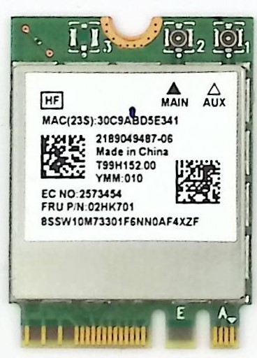 Модуль Wi-Fi  для ноутбука Lenovo IdeaPad 3 15IGL Модуль Wi-Fi  для ноутбука Lenovo IdeaPad 3 15IGL