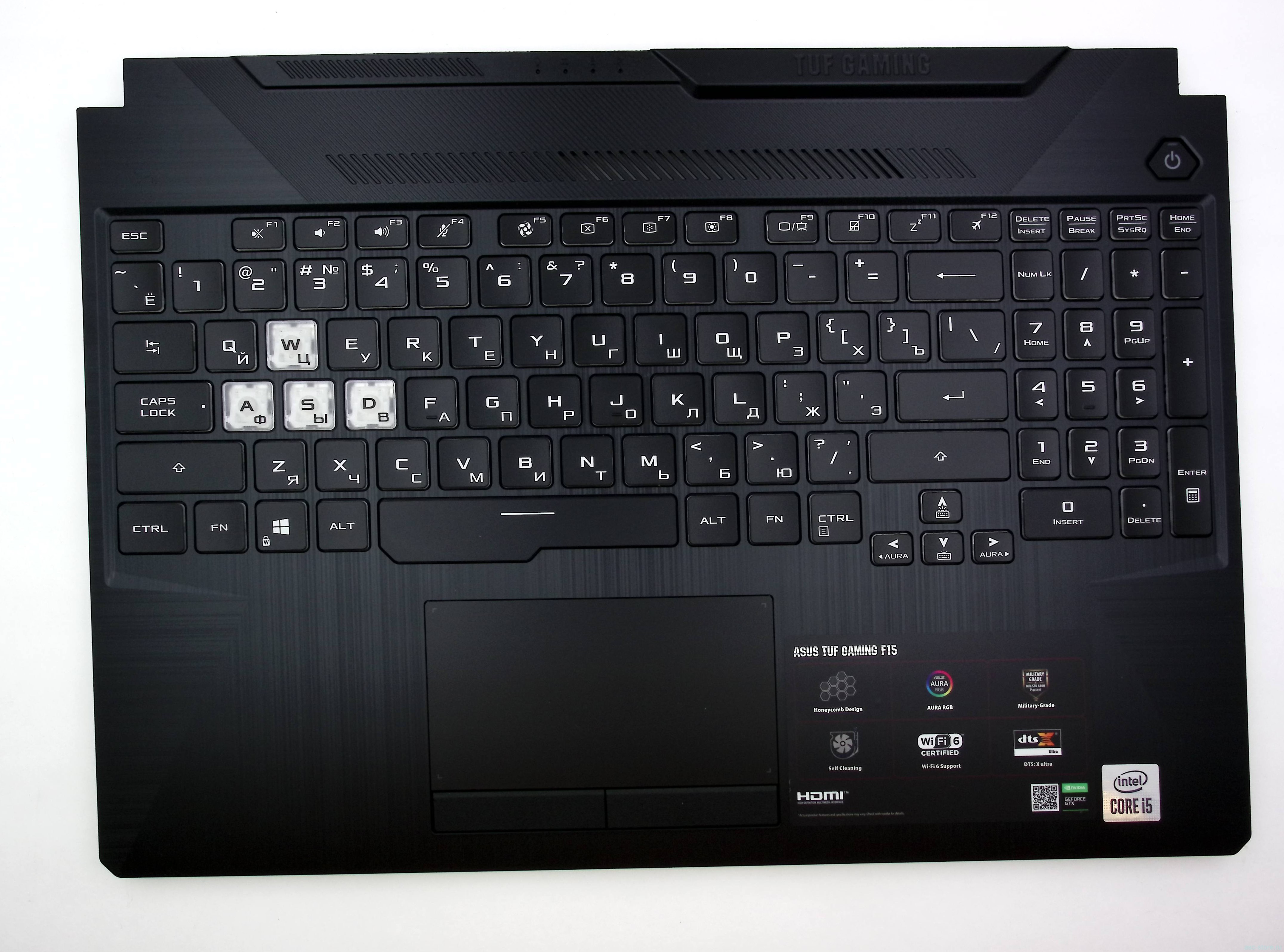 Топкейс для ноутбука ASUS FX506, FA506 Intel  (GTX)