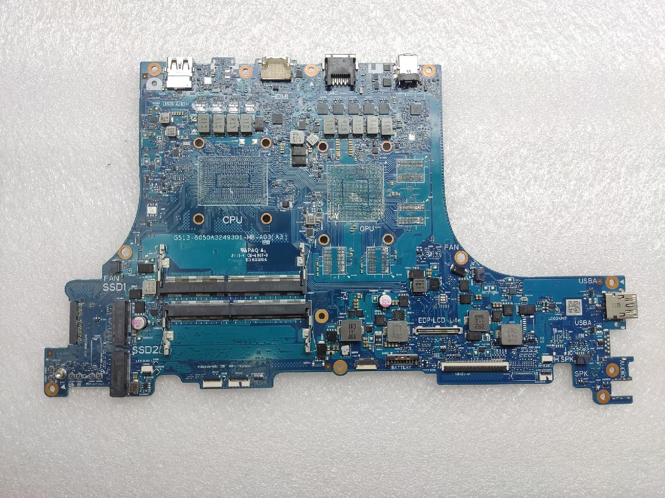 Материнская плата ASUS G713QE донор компонентов