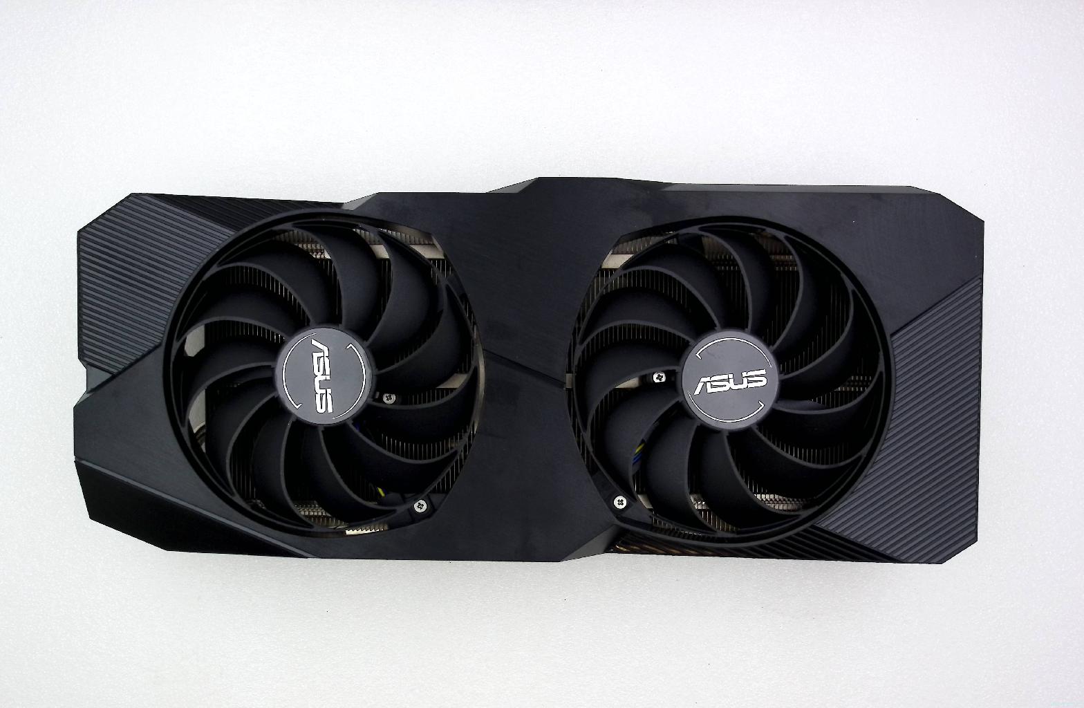 Система охлаждения видеокарты Asus RX5700 DUAL с вентиляторами