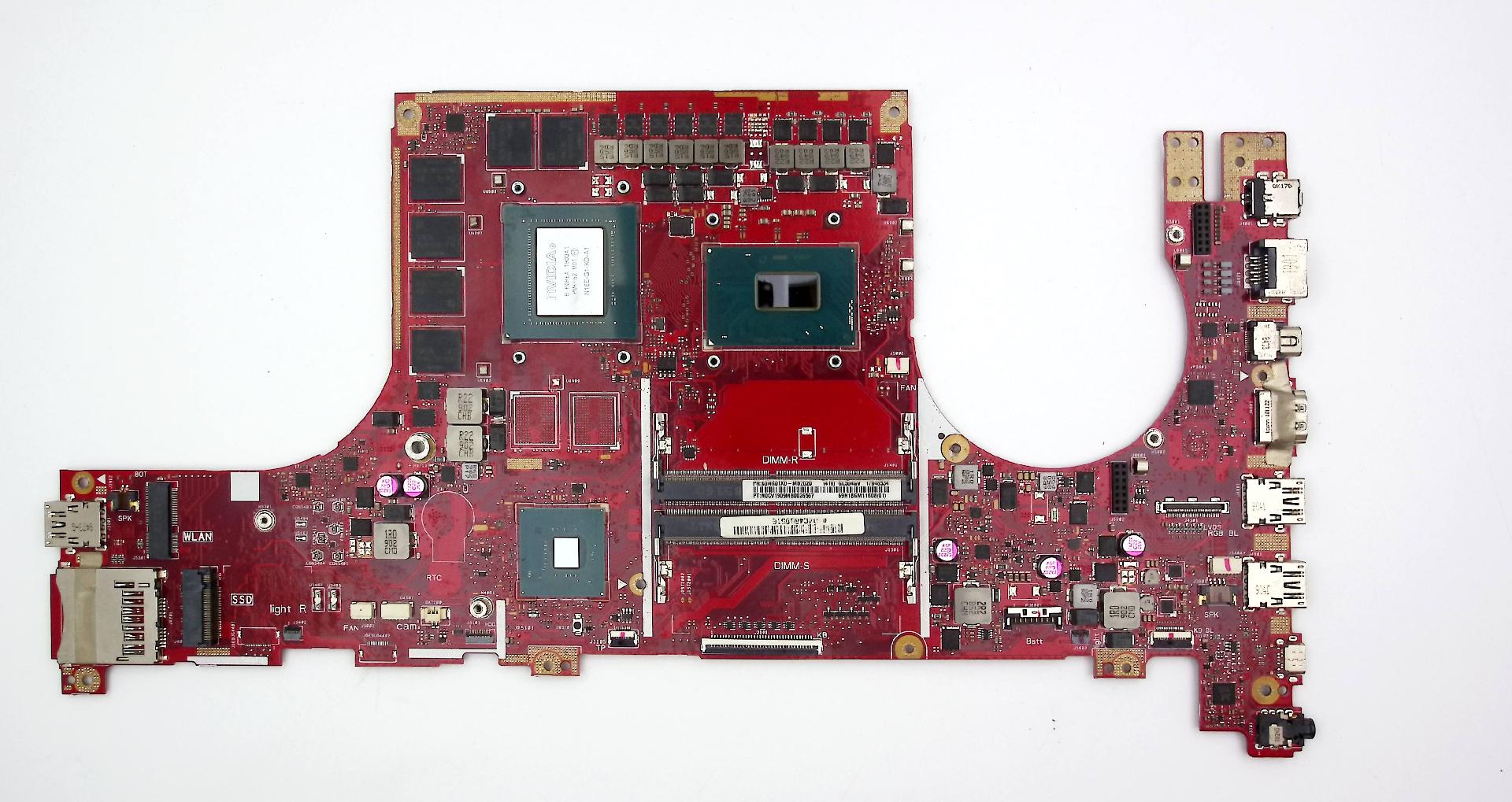 Материнская плата ASUS GL504GV i7-8750H,  RTX2060 Материнская плата ASUS GL504GV i7-8750H,  RTX2060