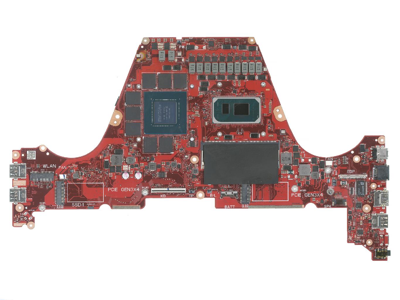 Материнская плата ASUS FX516PR (Intel Core i7-11370H и RTX3070)