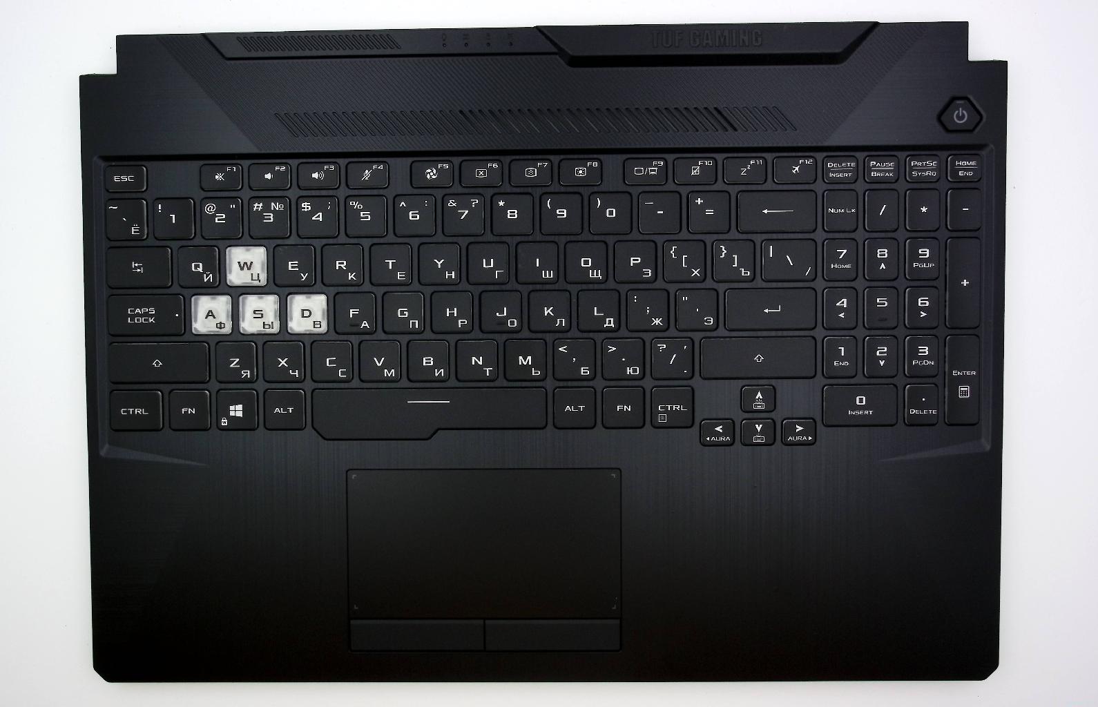 Топкейс для ноутбука ASUS FX506, FA506 Intel  (GTX)