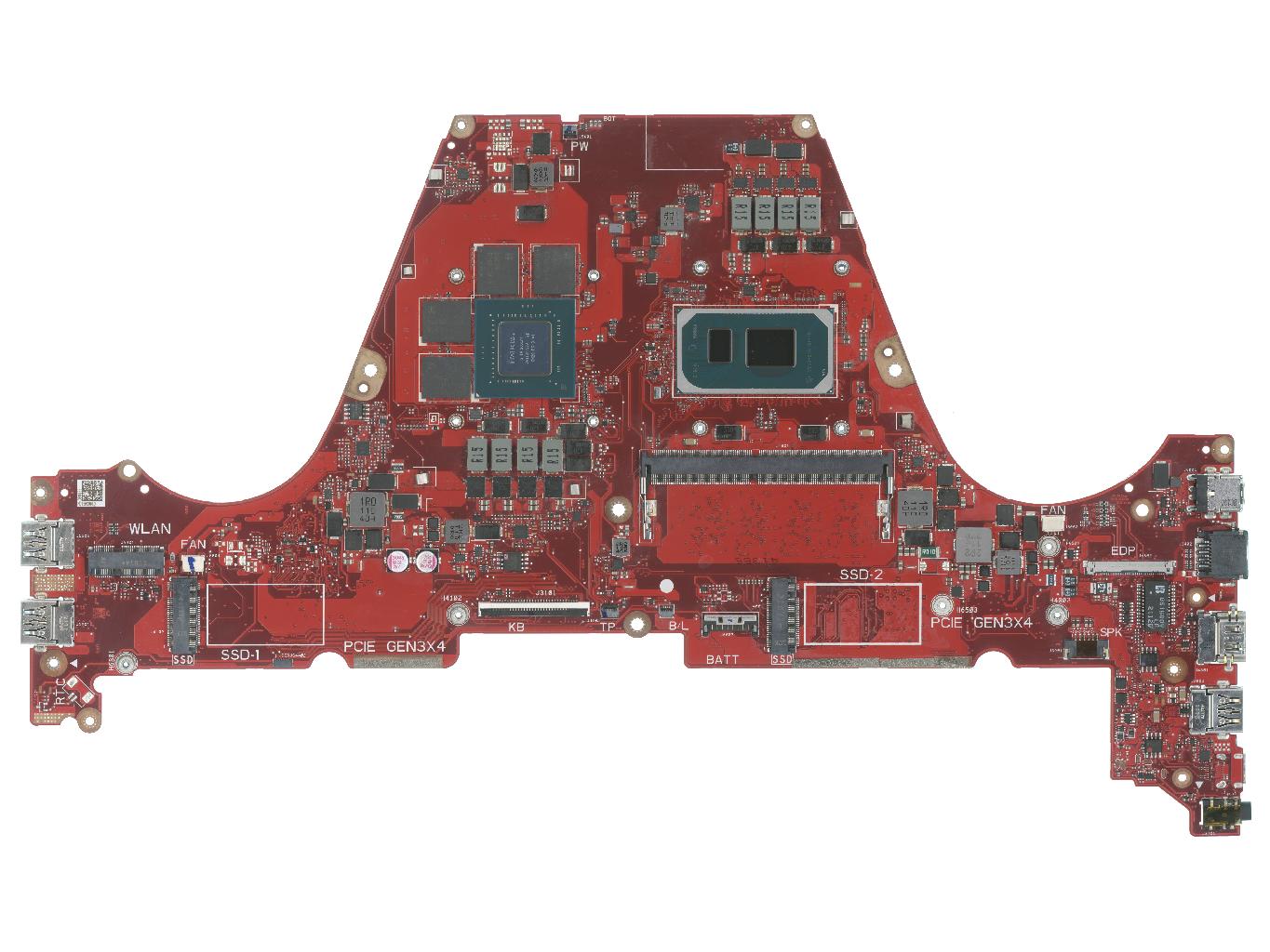 Материнская плата ASUS FX516PC  i7-11370H,  RTX3050