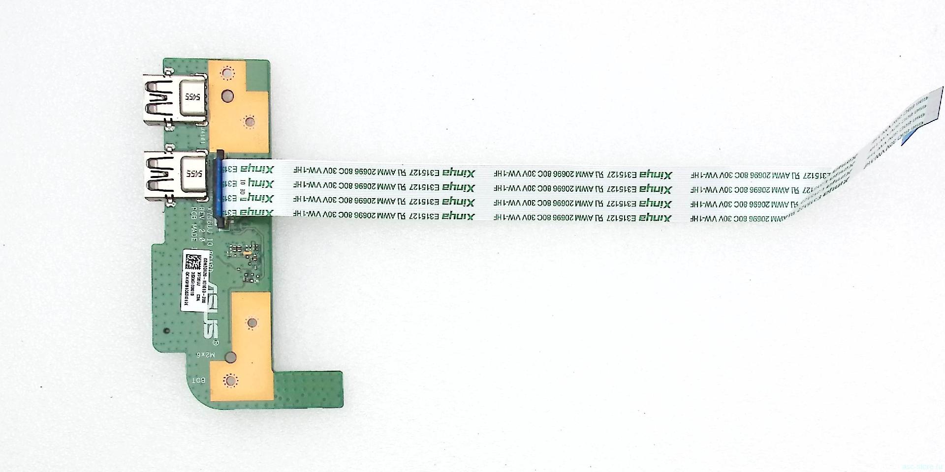 Плата расширения IO BOARD REV2.0 для ноутбука Asus X756UJ