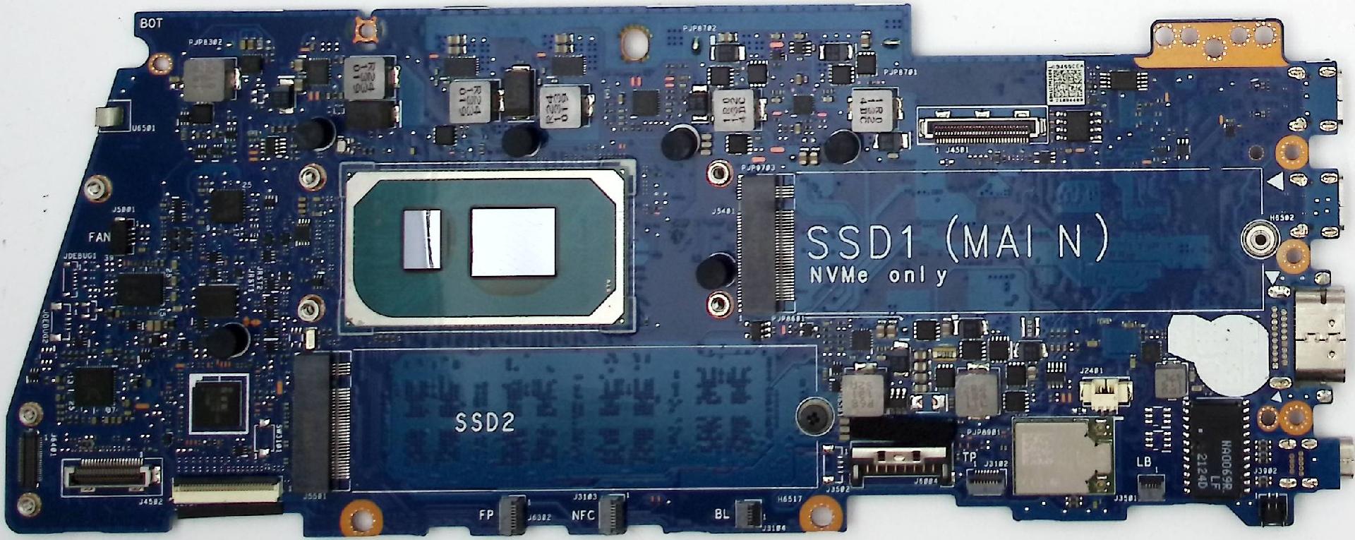 Материнская плата Asus B9400CEA  донор i5-1135G7