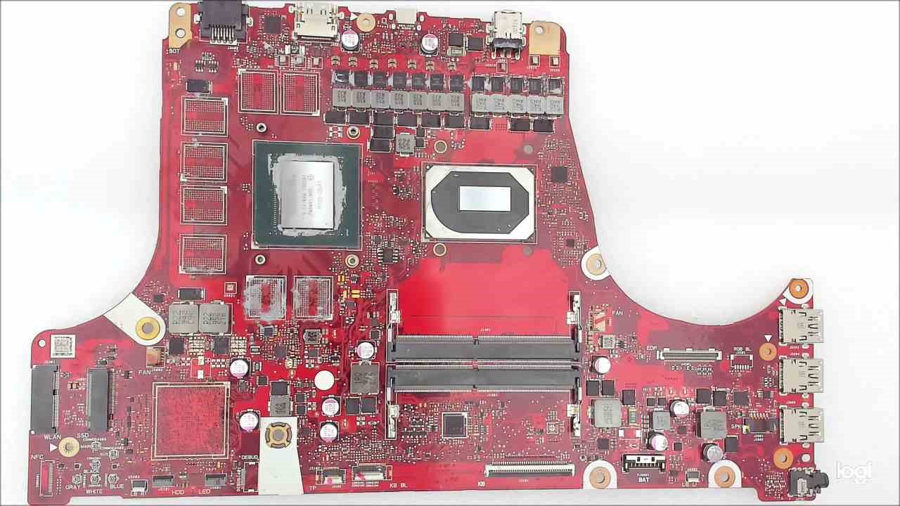 Материнская плата ASUS G731GW донор процессора SRFCP, i7-9750H купить