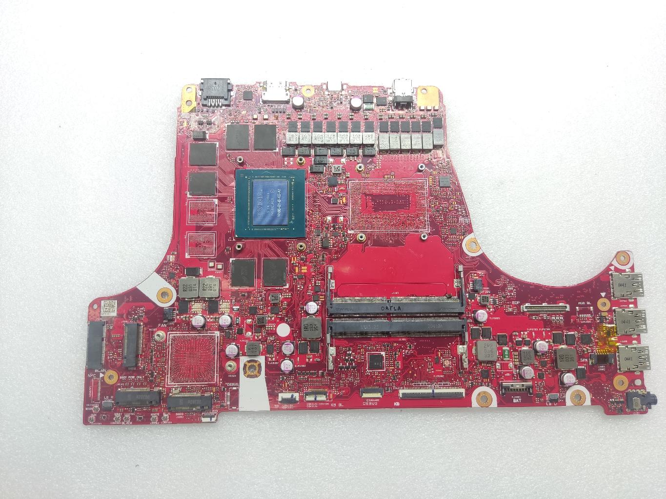 Материнская плата ASUS G712LV донор видеочипа RTX2060
