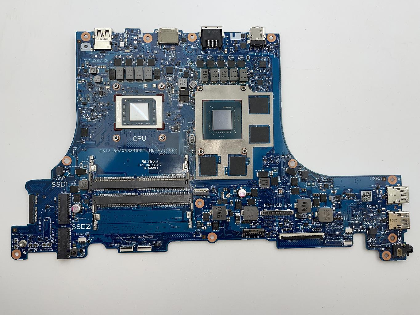 Материнская плата ASUS G513QE (R7-5800H и RTX3050Ti)