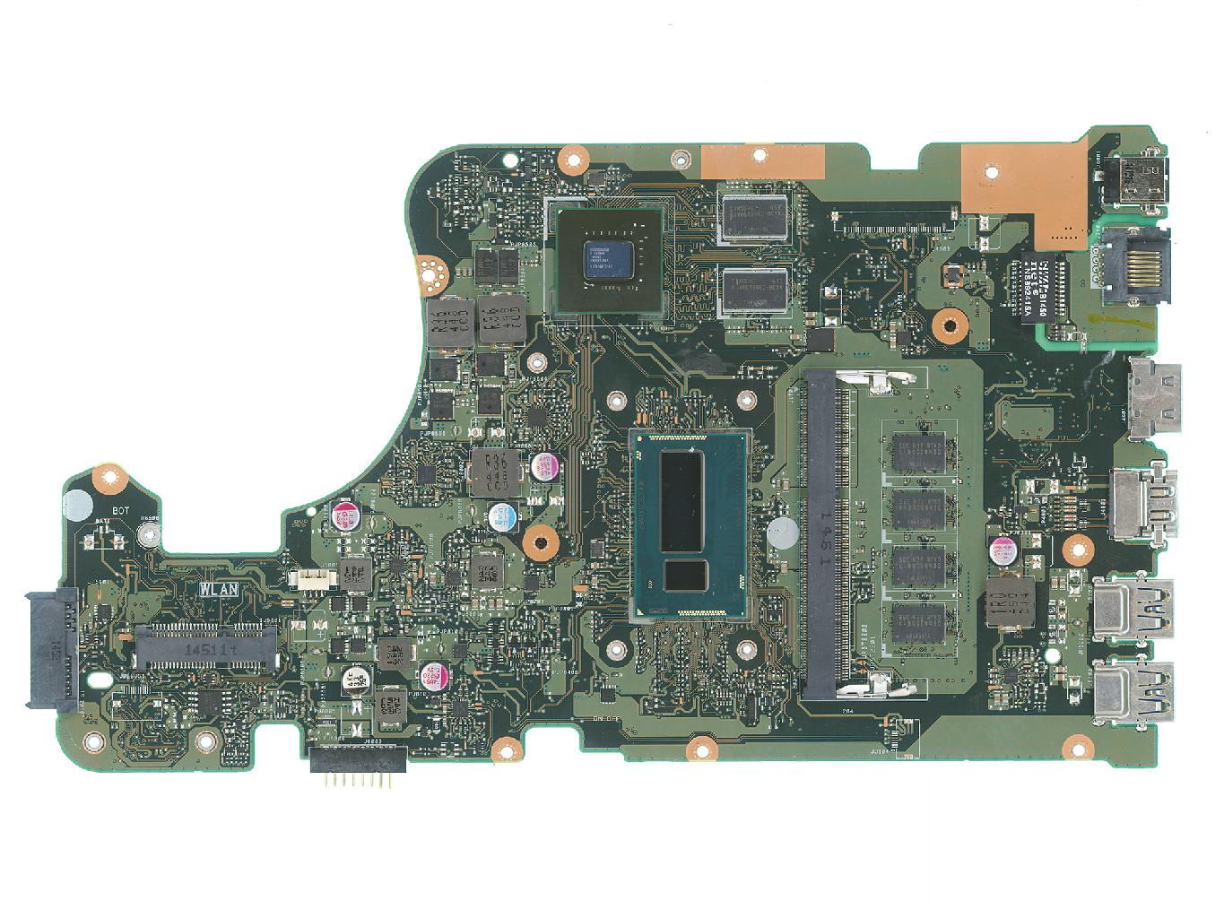 Материнская плата ASUS X555LD (процессор I3-4010U и видеочип GT820M )