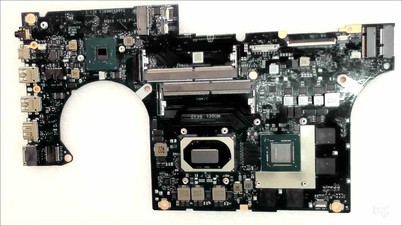 Материнская плата DABKXDMB8E0 для ноутбука Asus FX506Li   Intel Core i5-10300H,GTX1650Ti 4GbVram N18P-G62-A1