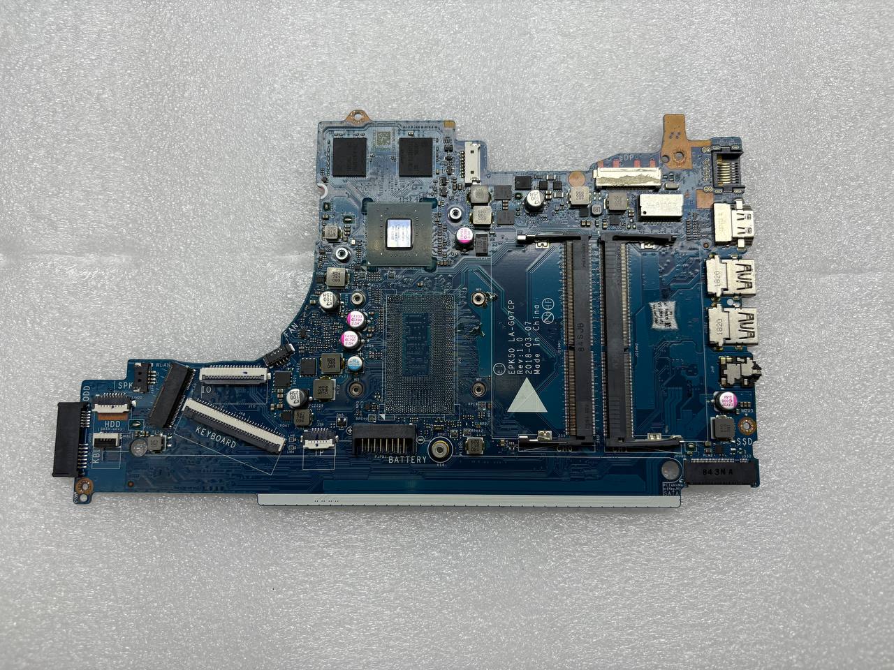 Материнская плата LA-G07CP HP Pavilion донор компонентов