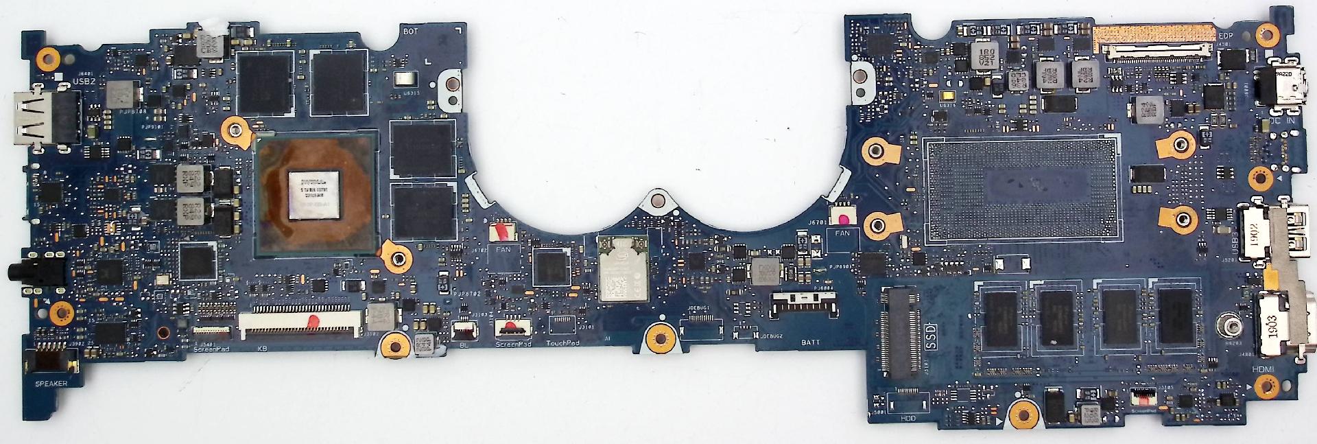 Материнская плата ASUS UX450FDX  донор видеочипа N17P-G0-A1(039686)