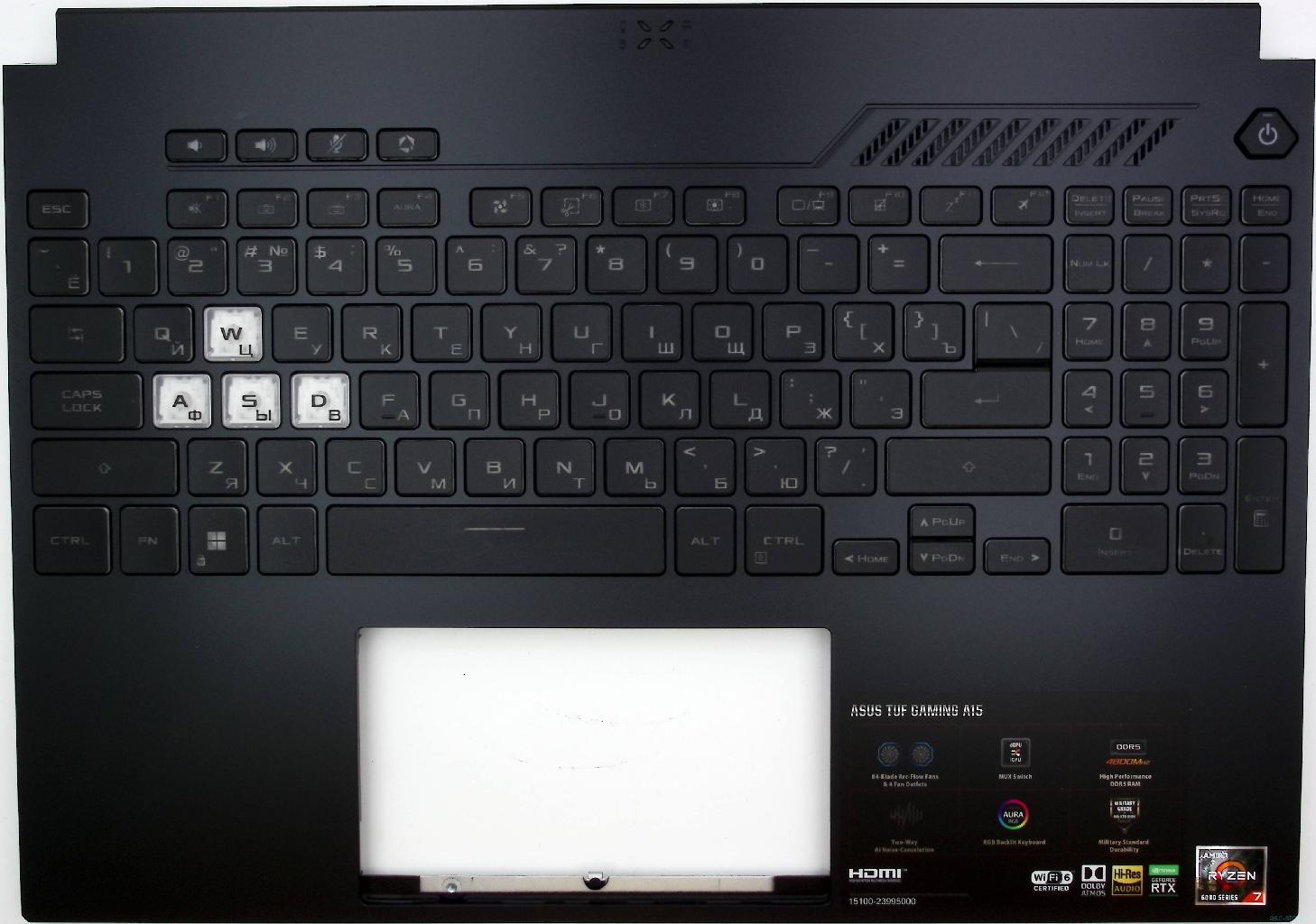 Топкейс для ноутбука Asus FA507, FX507