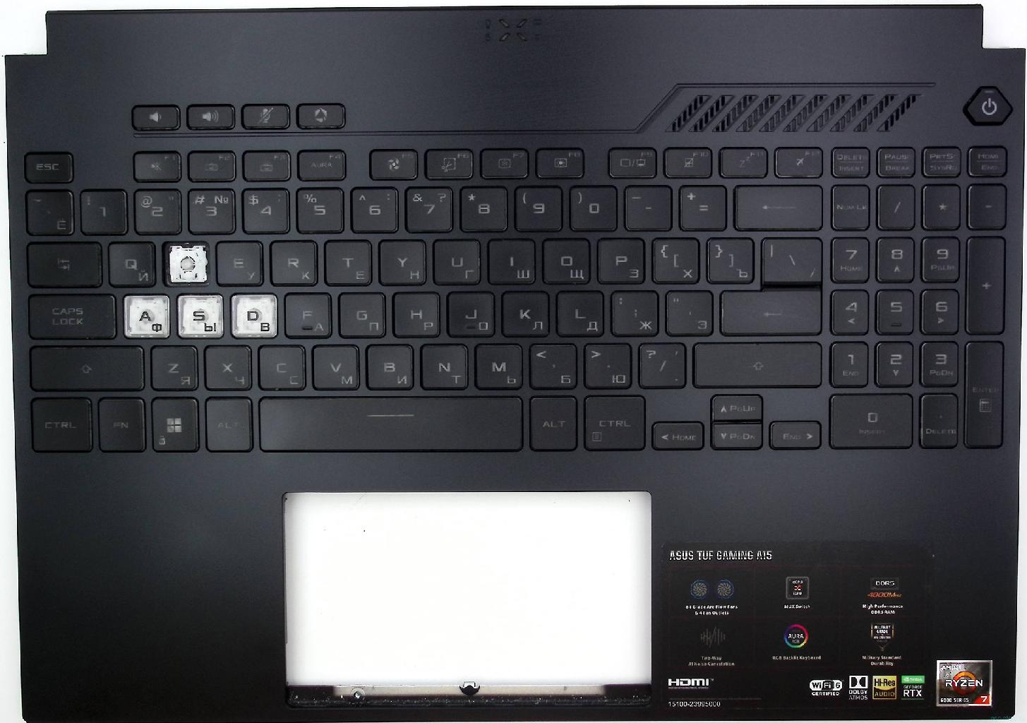 Топкейс для ноутбука Asus FA507RE