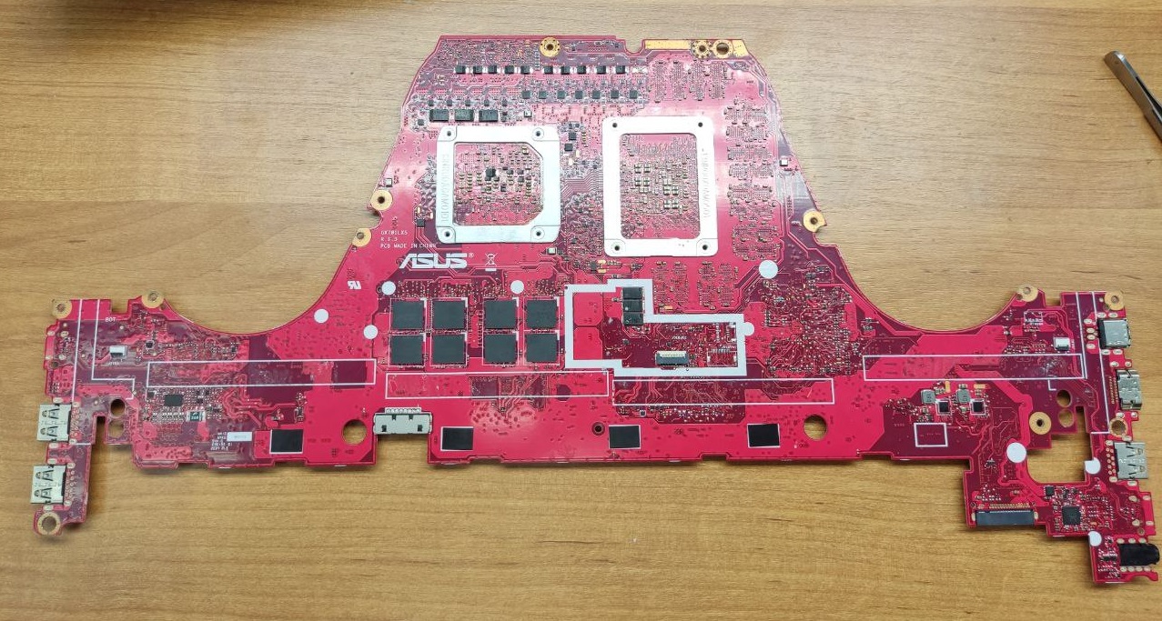 Материнская плата ASUS GX701LV донор N18E-G1-B-KC-A1