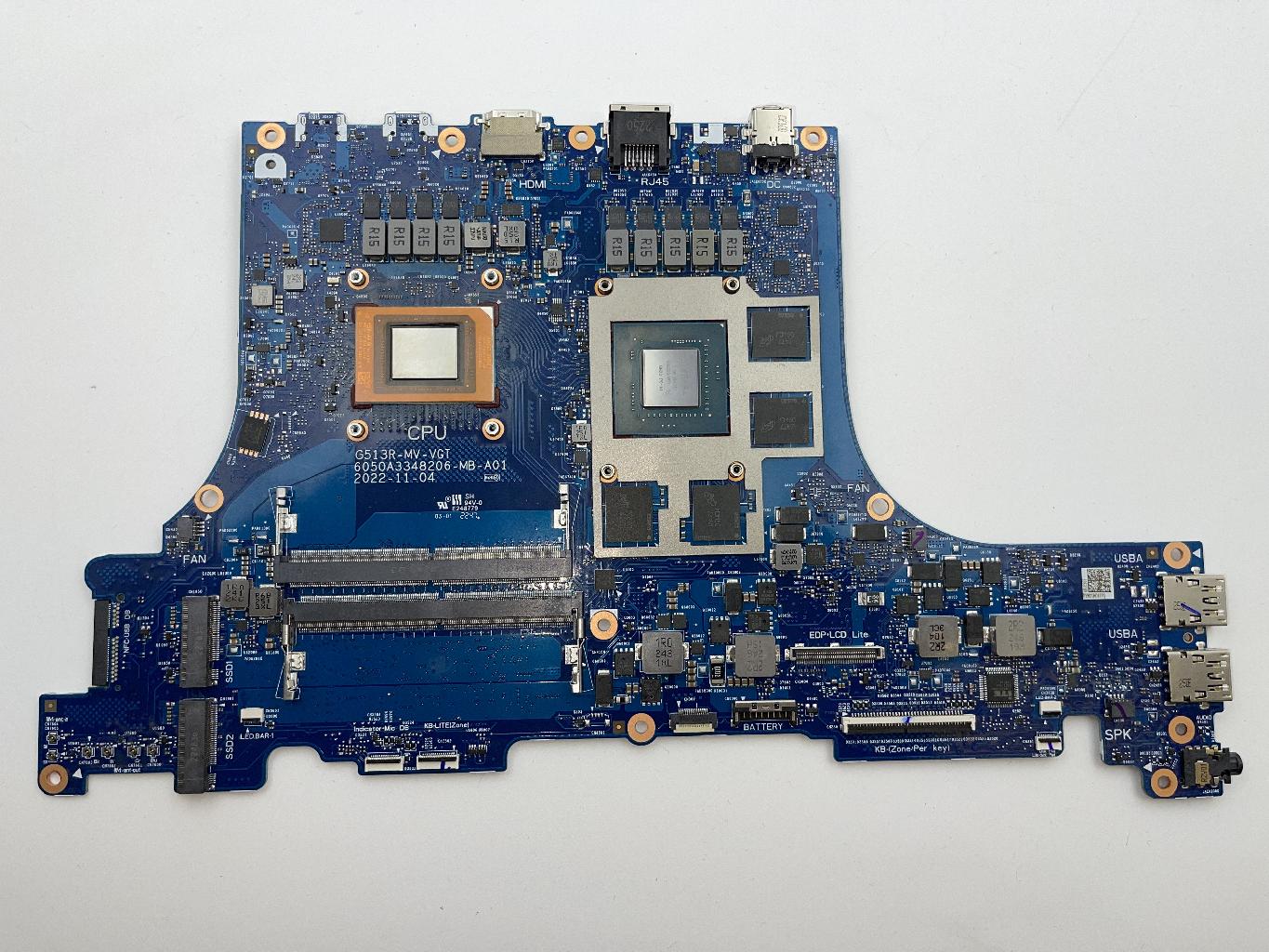 Материнская плата ASUS G713RC (R7-6800H и RTX3050)