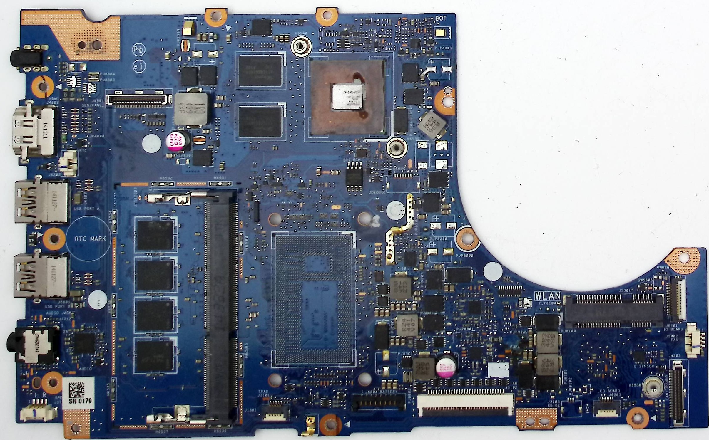 Неисправная материнская плата для Asus TP300LA на компоненты