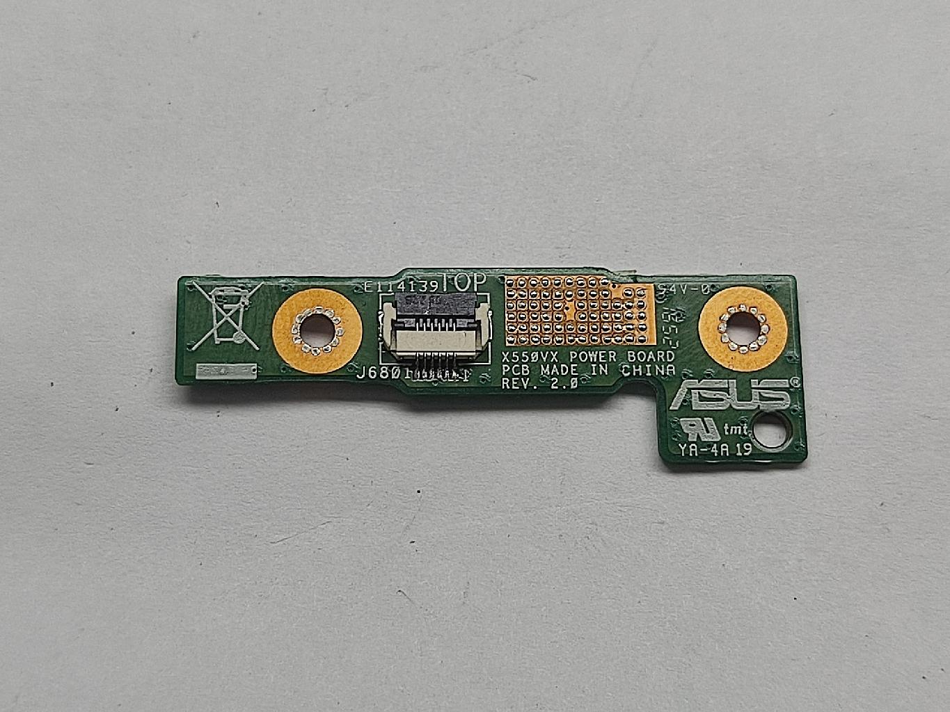 X550VX POWER BOARD REV: 2.0