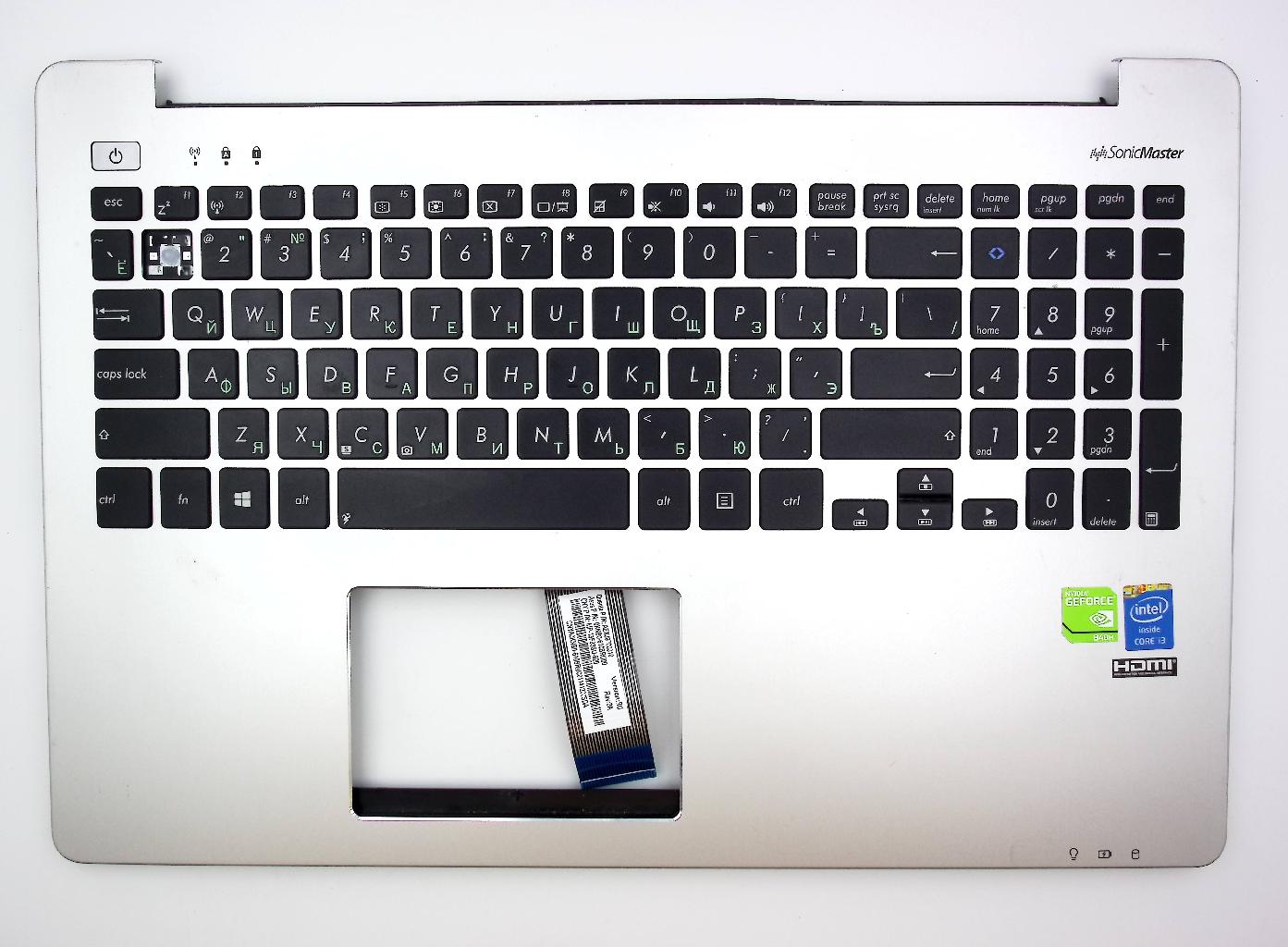 Топкейс-донор Asus V551, S551