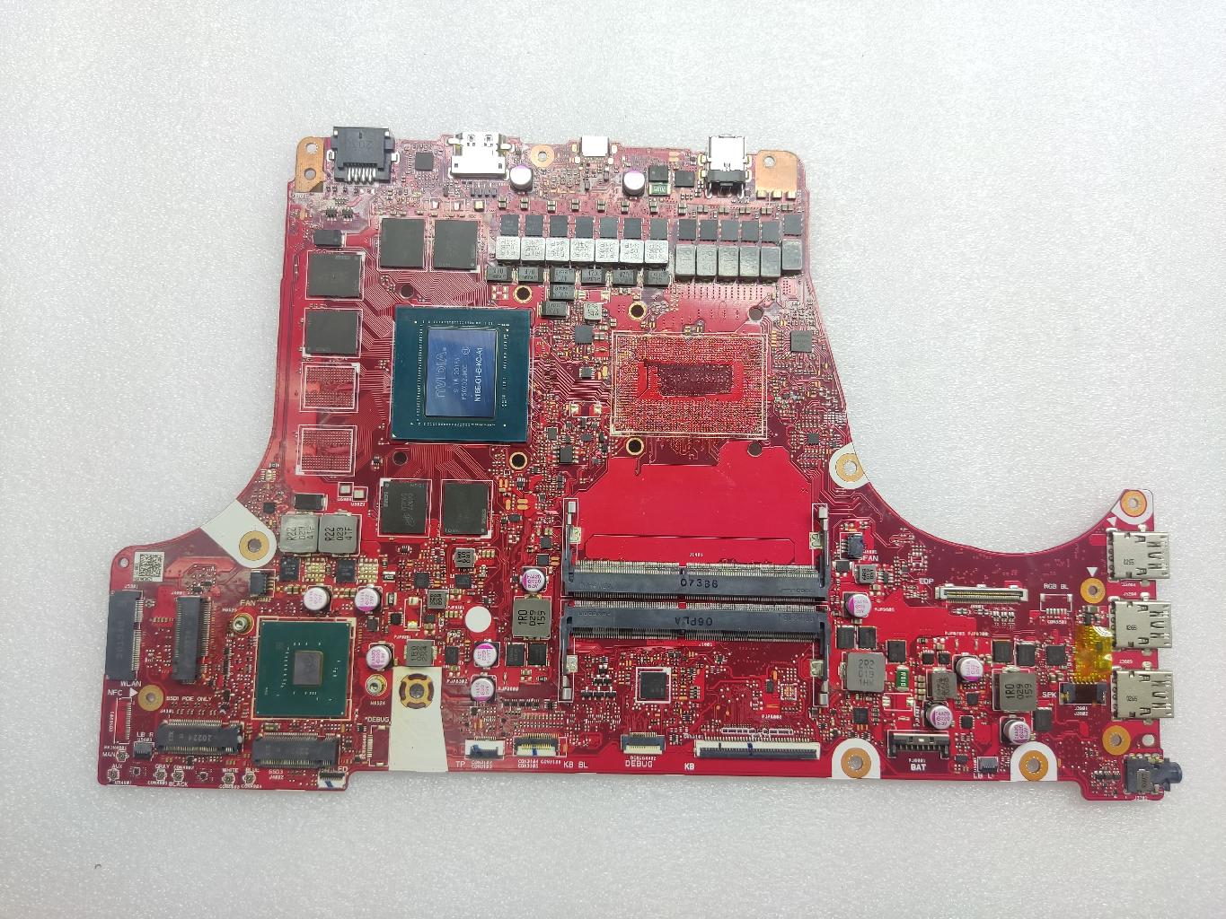 Материнская плата ASUS G712LV донор видеочипа N18E-G1-B-KC-A1