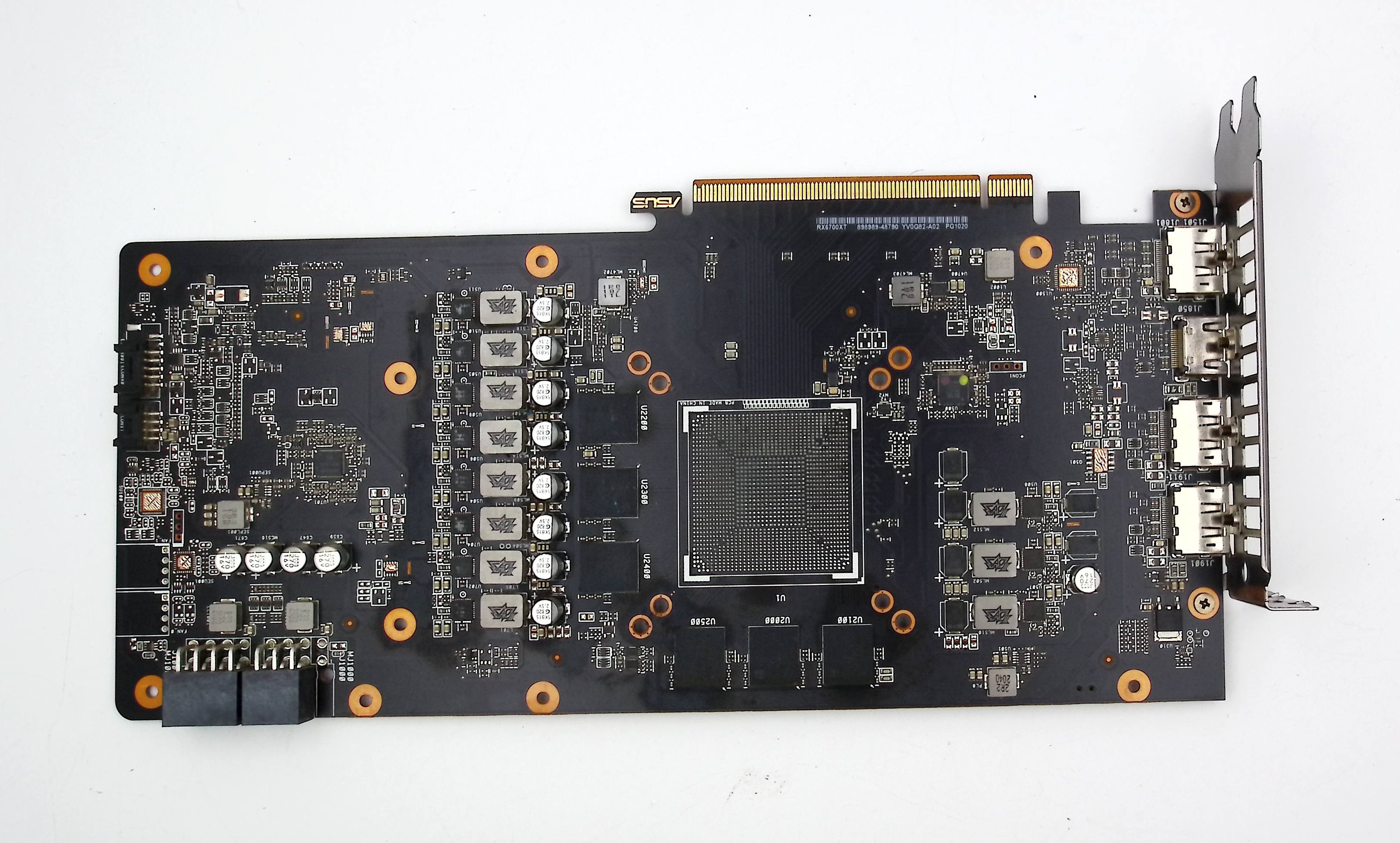 Плата-донор компонентов видеокарты Asus RX6700XT