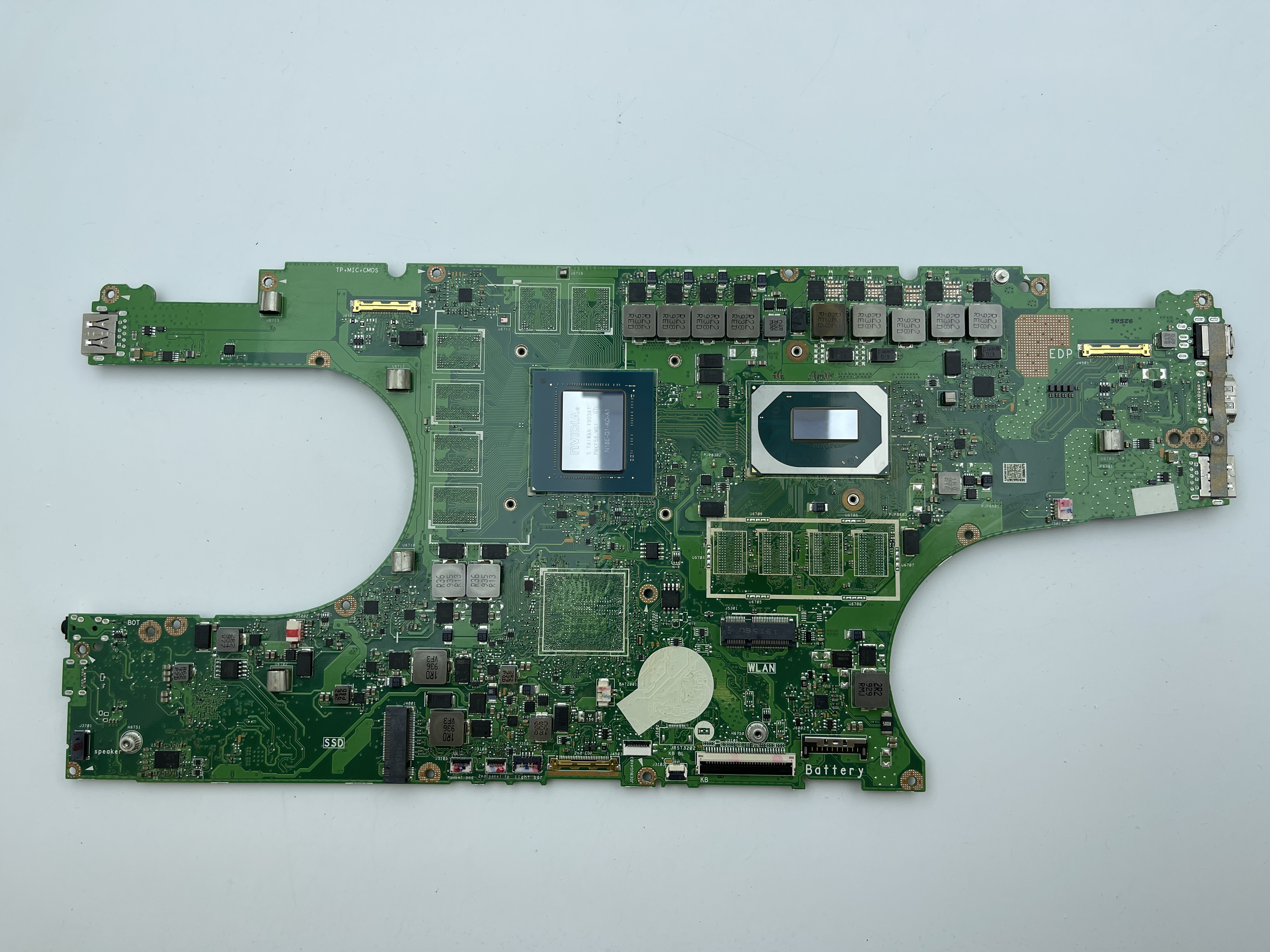 Материнская плата ASUS UX581GV донор i9-9980HK, N18E-G1-KD-A1(019822)