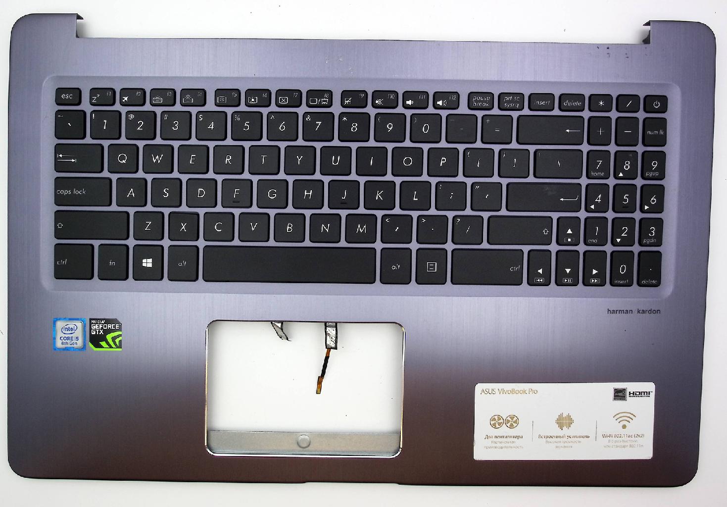 Топкейс-донор для ноутбука Asus N580VD, N580GD, X580VD, X580GD