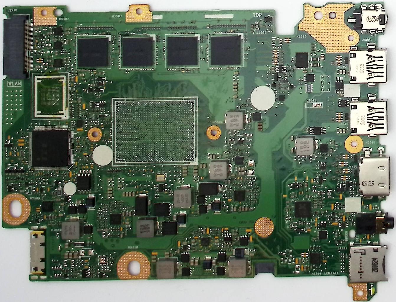 Материнская плата ASUS E406NA донор компонентов