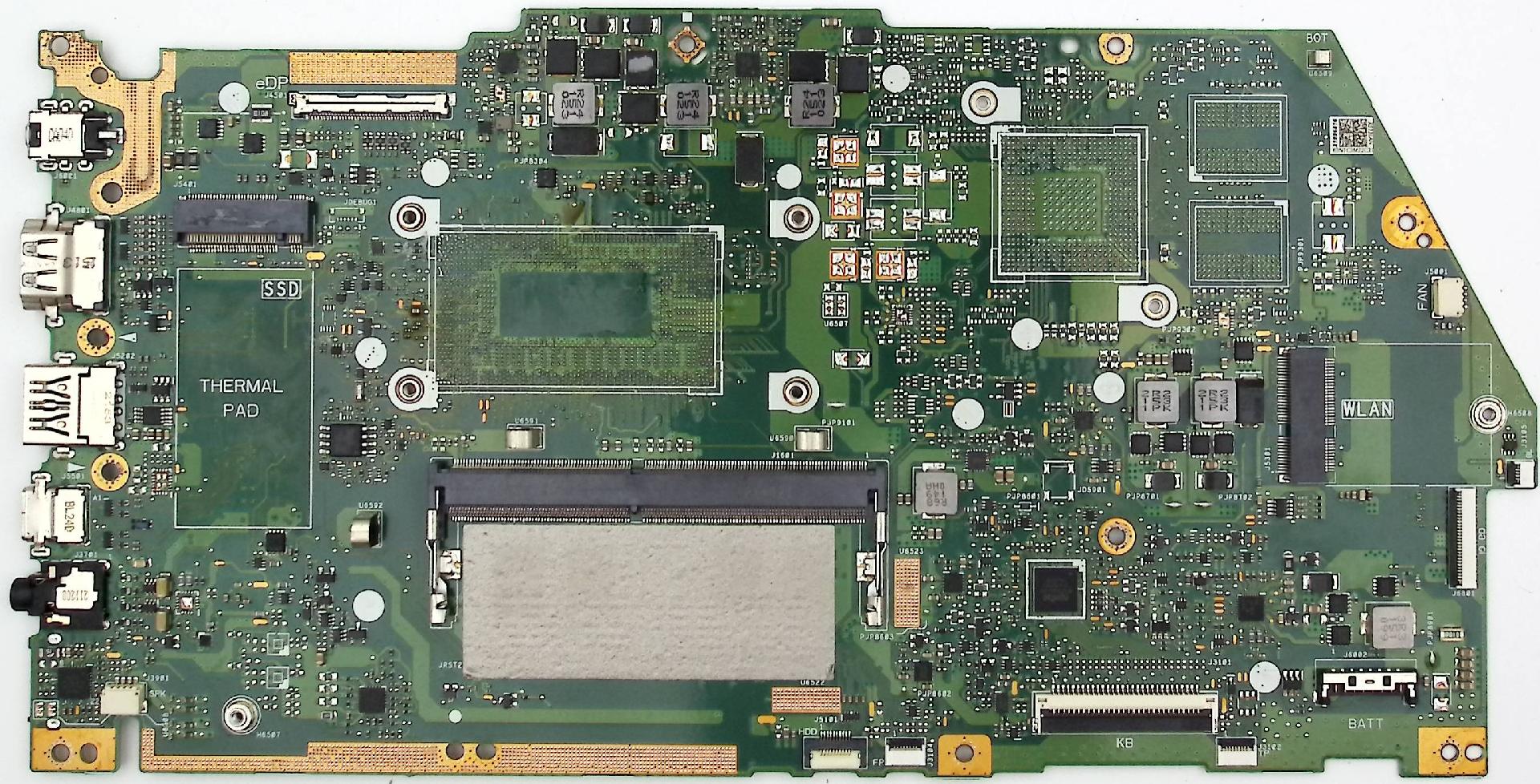 Материнская плата ASUS X513EAN донор компонентов(41177)