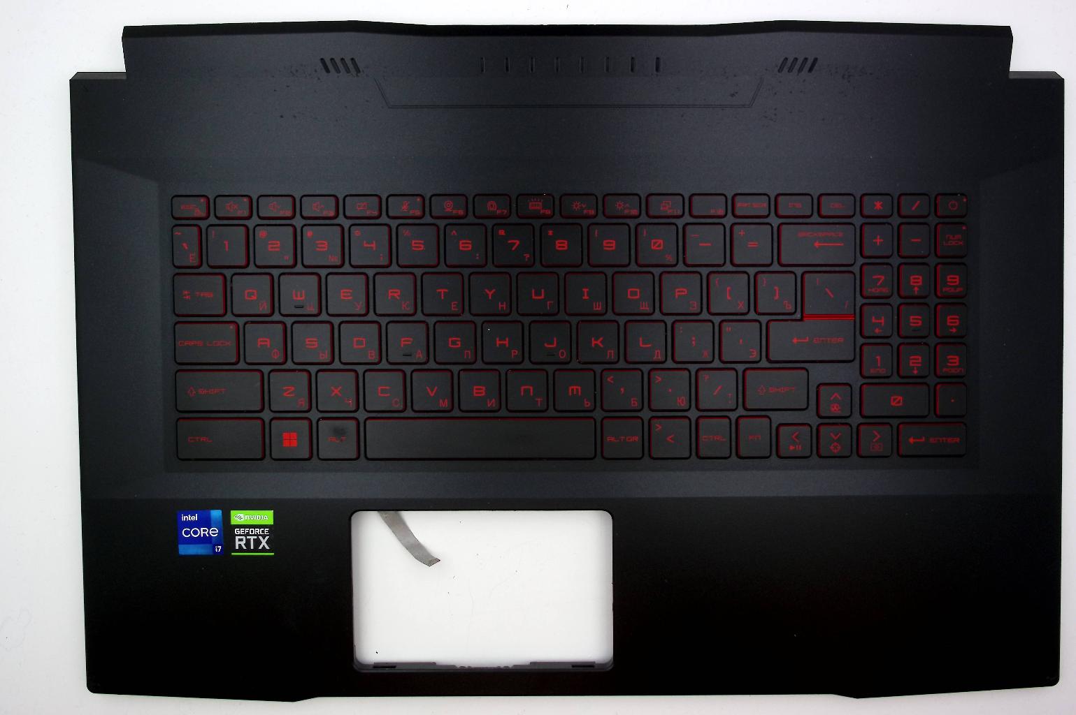 Топкейс-донор для ноутбука MSI GF76