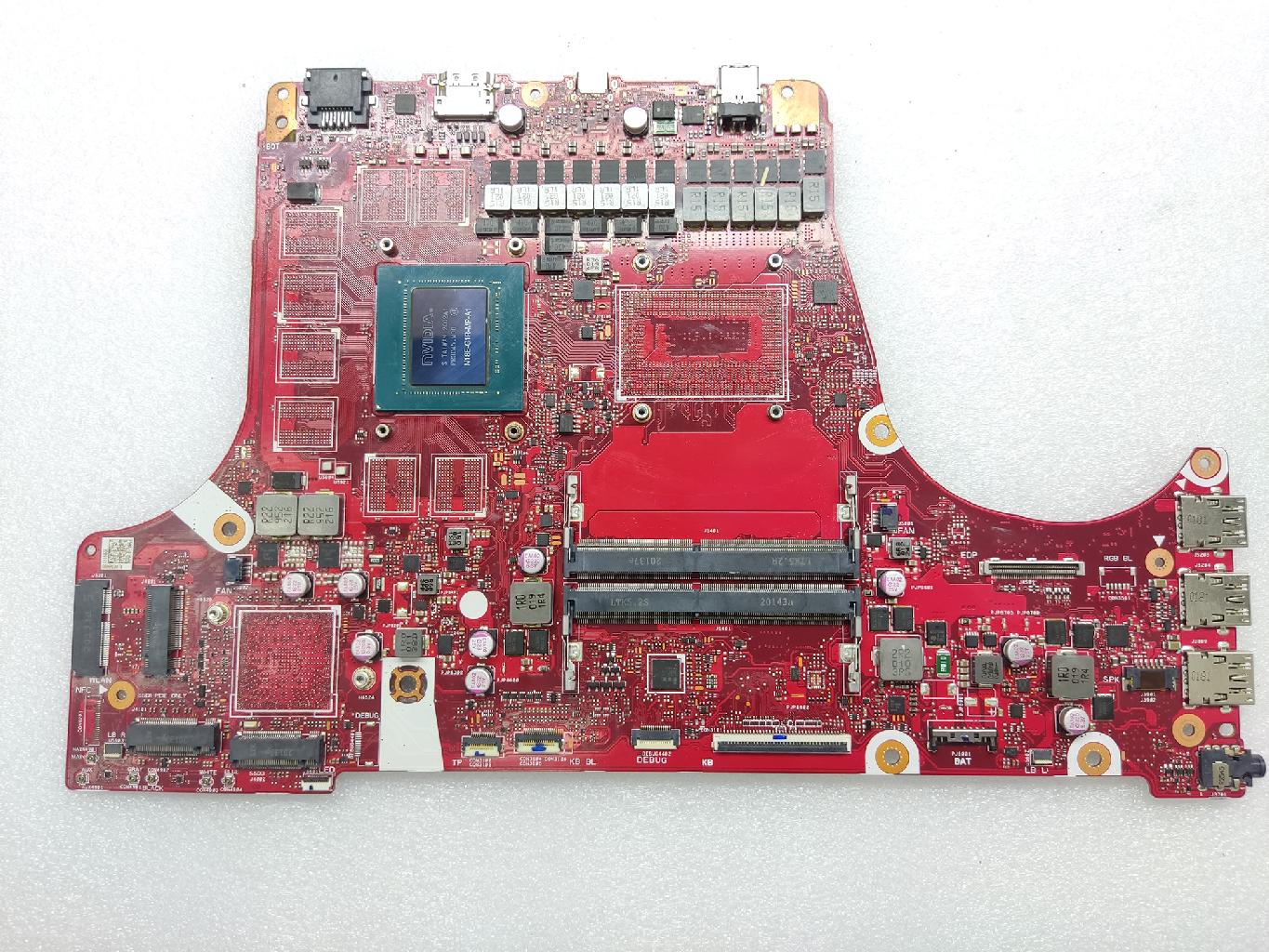 Материнская плата ASUS G712LW донор видеочипа RTX2070