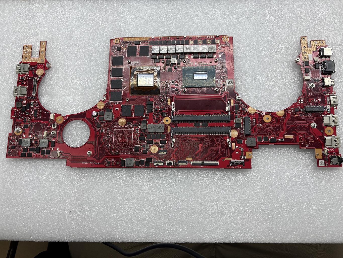 Материнская плата ASUS GL703GS  донор процессора I7-8750H и видеочипа N17E-G2-A1   (039641)