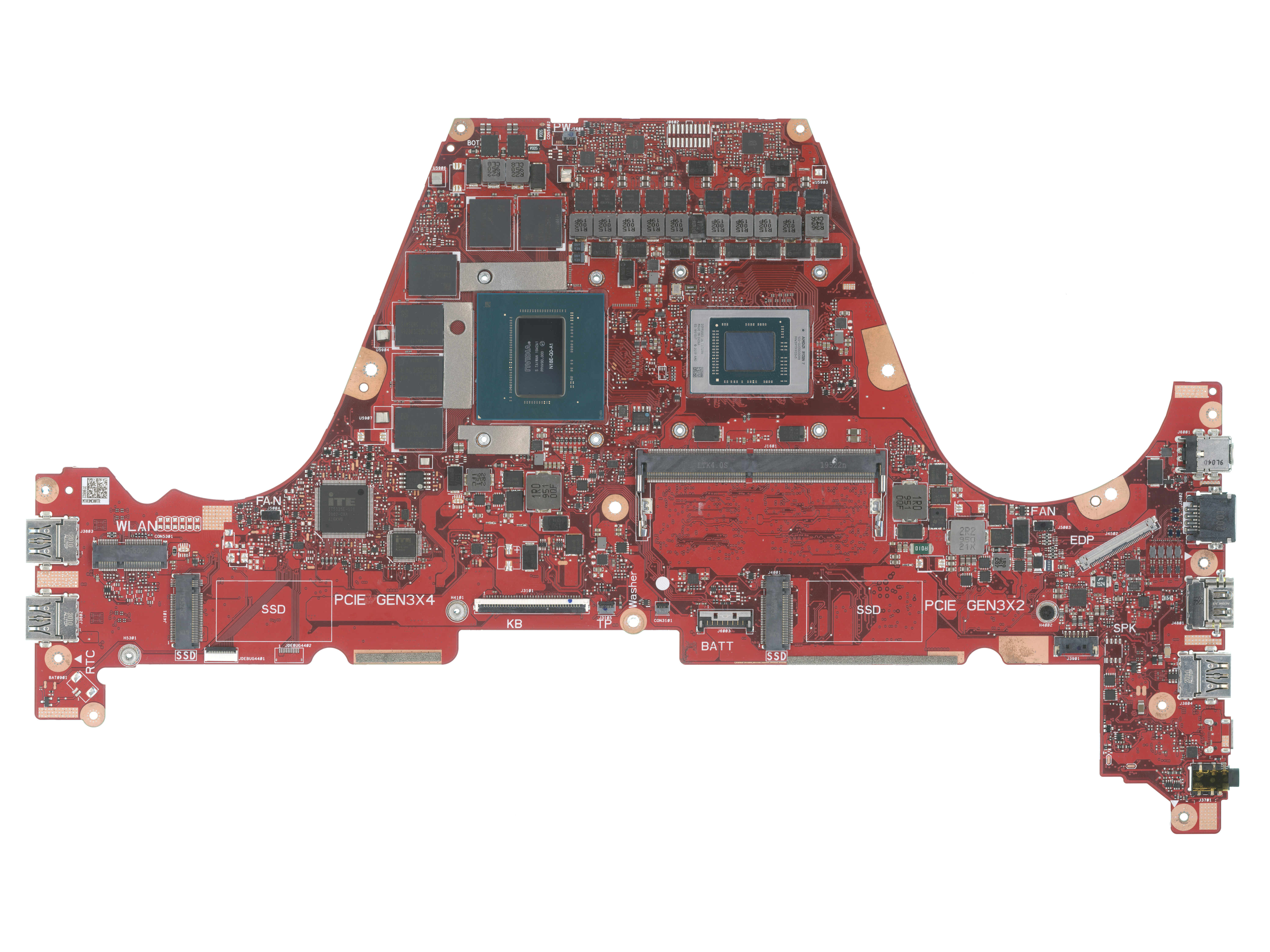 Материнская плата ASUS GA502IU (R7-4800HS и RTX1660TI)