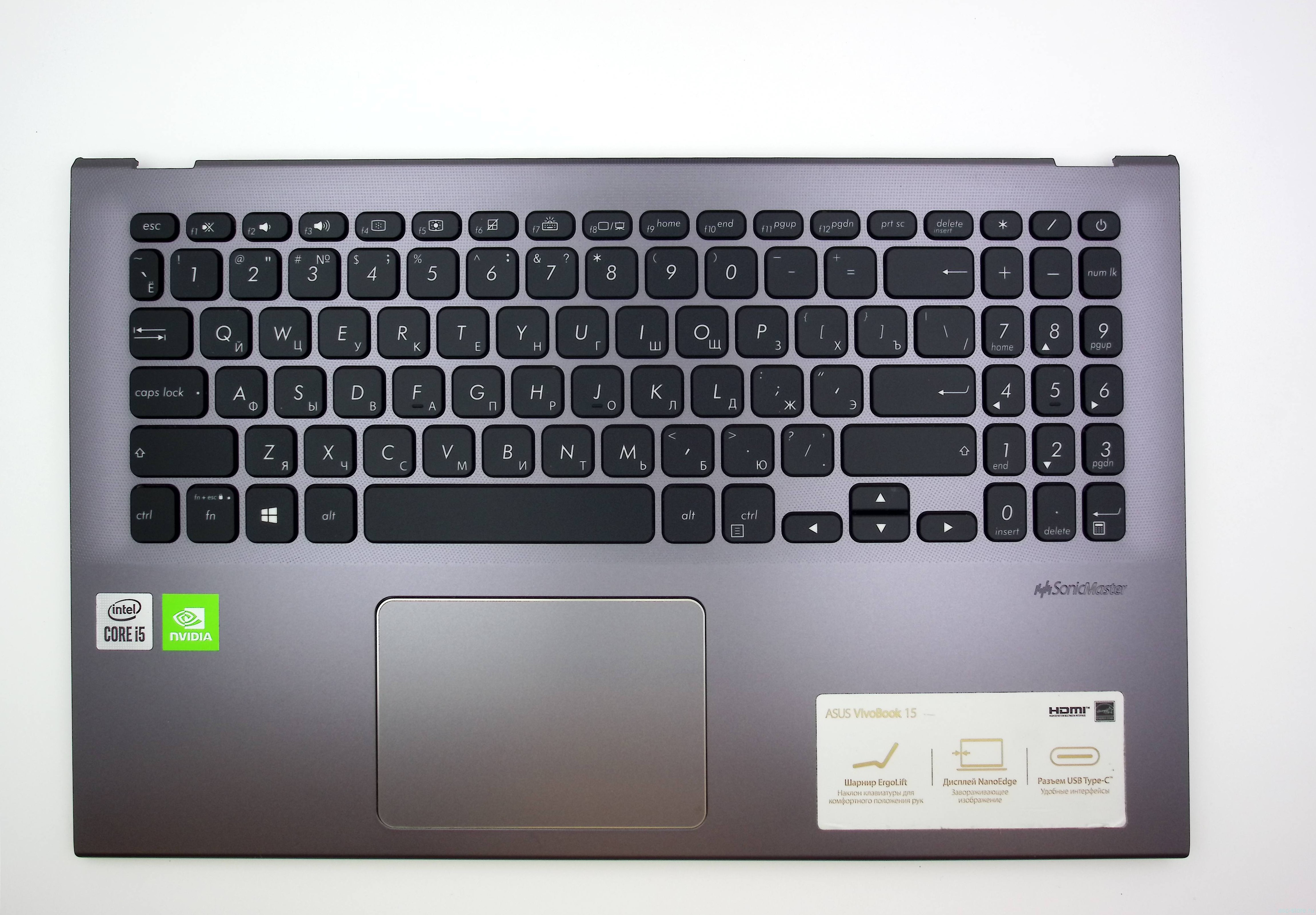 Топкейс для ноутбука ASUS F512J, X512JAU 