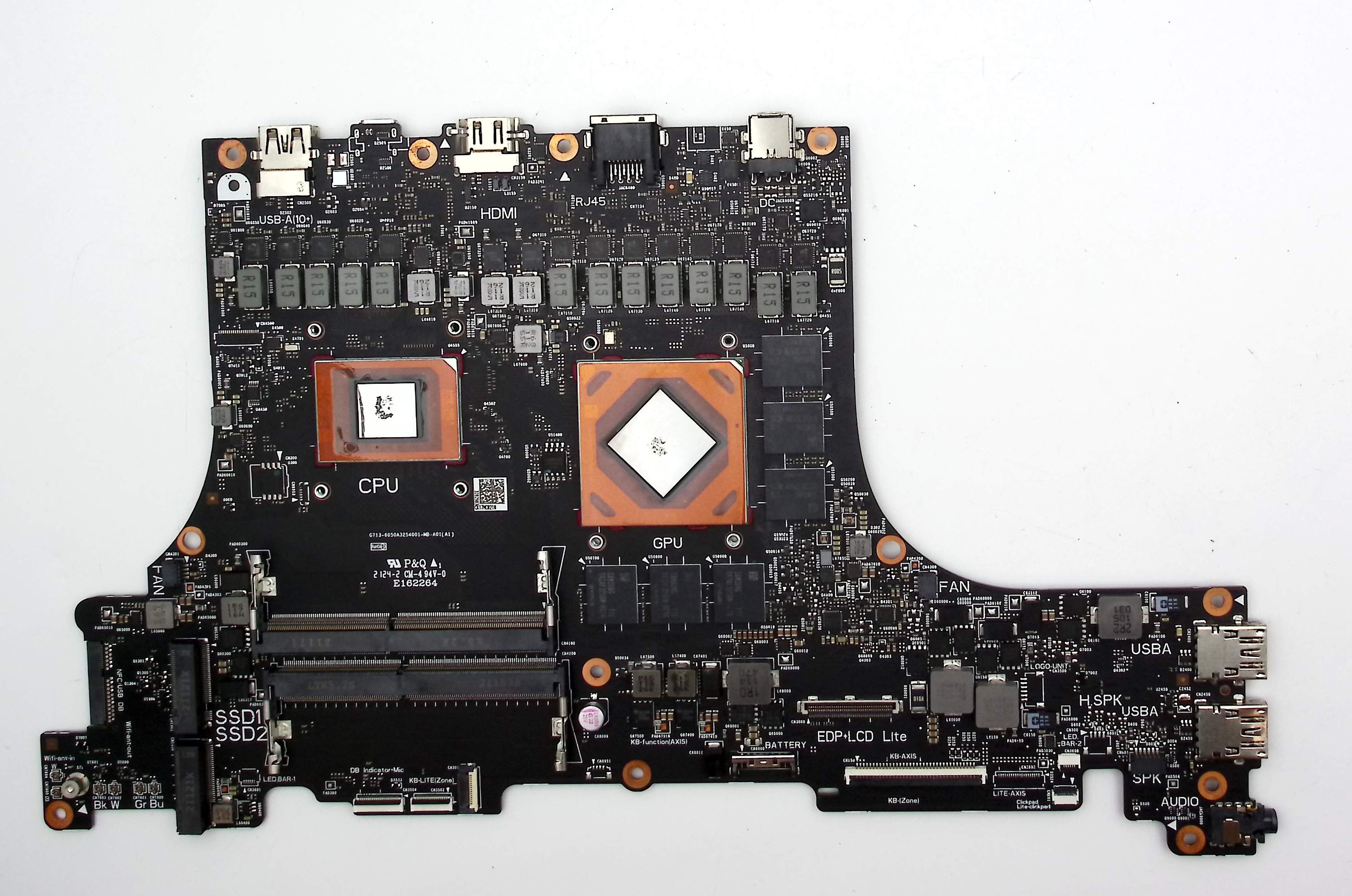 Материнская плата ASUS G513QY  донор видеочипа  215-127000106 или на восстановление