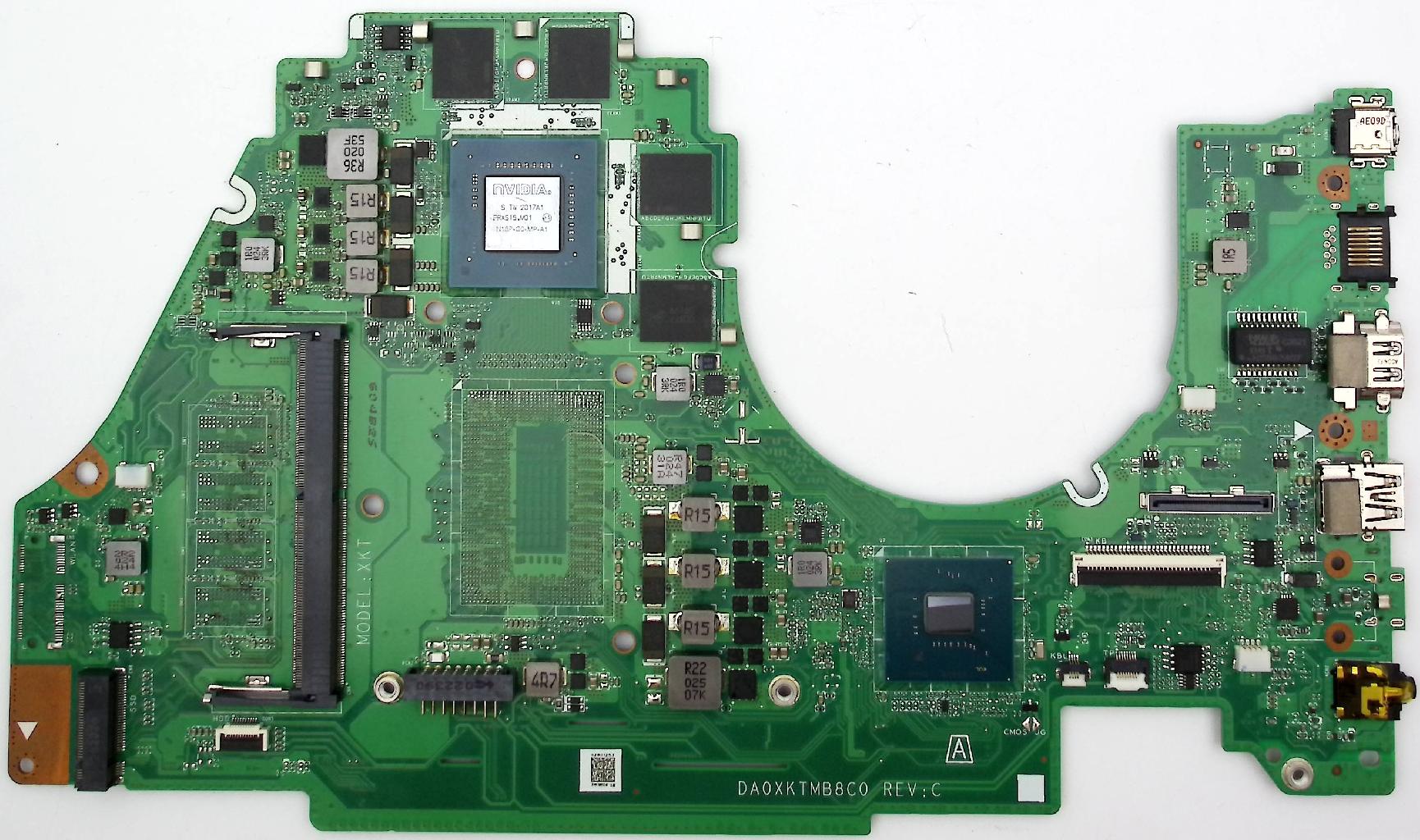 Материнская плата ASUS X571GTдонор видеочипа N18P-G0-MP-A1 (039559)