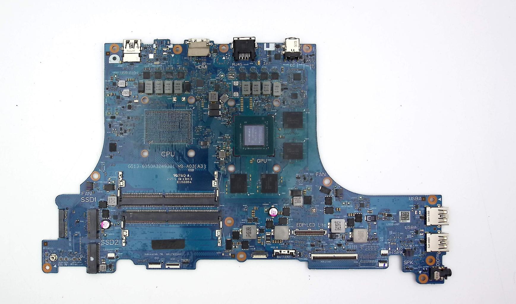 Материнская плата ASUS G513IH донор видеочипа  N18P-G61-A-A1