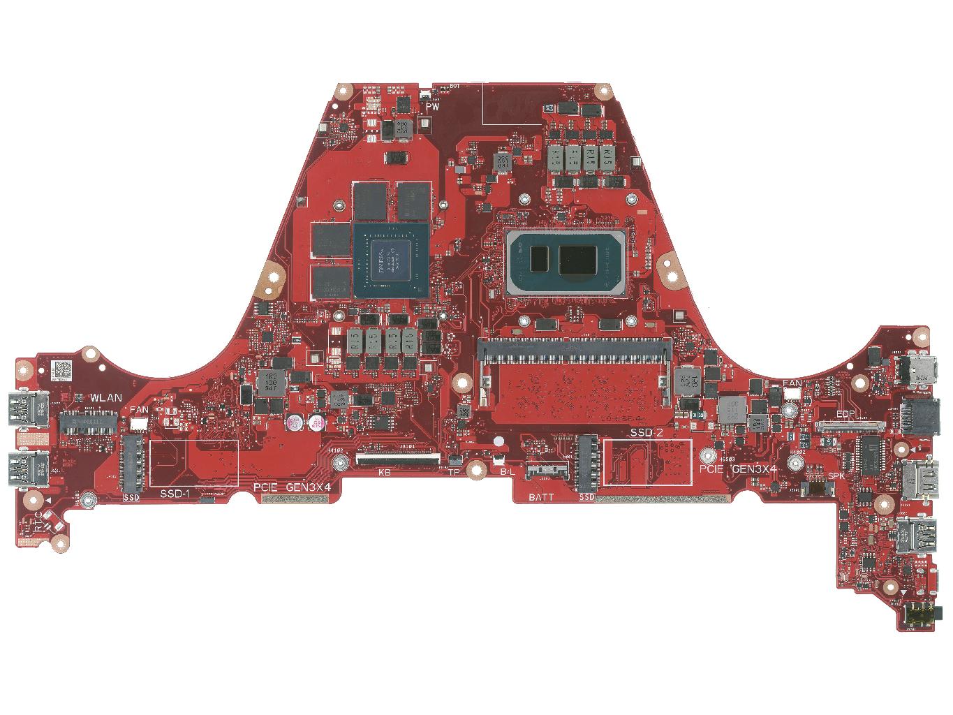 Материнская плата ASUS FX516PC i5-11300H, RTX3050  под восстановление