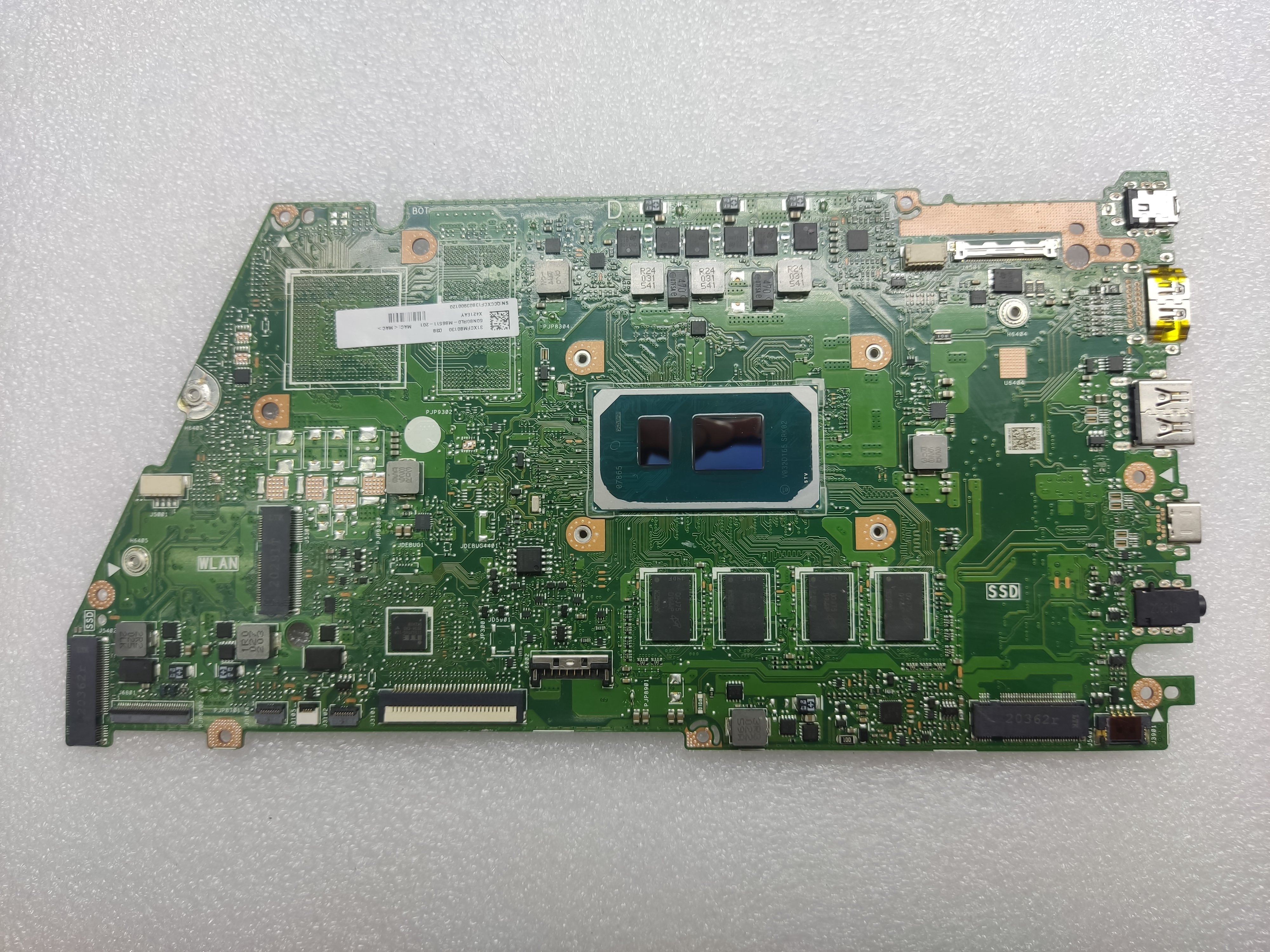 Материнская плата ASUS X421EAY донор компонентов