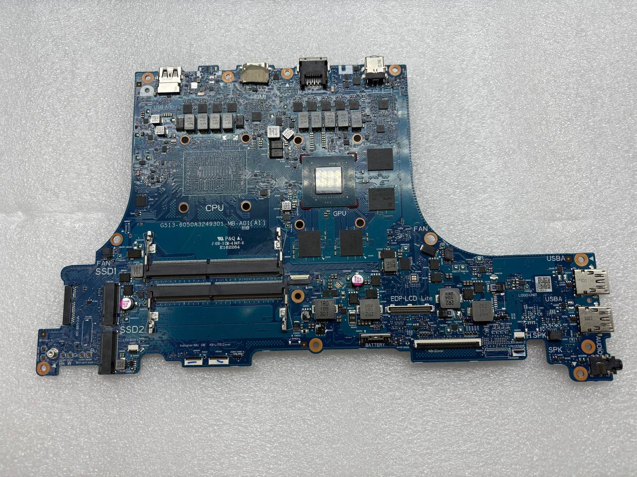 Материнская плата ASUS G513QE донор видеочипа GN20-P1-A1 TI (039156)