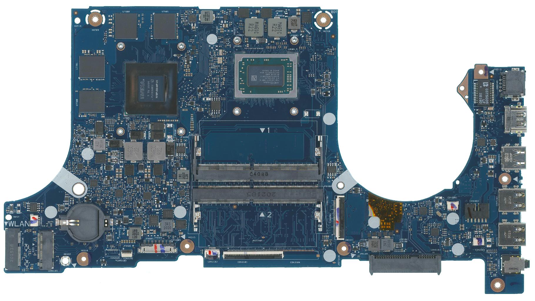 Материнская плата ASUS FX705DT (Ryzen 5 3550H и GTX1650)