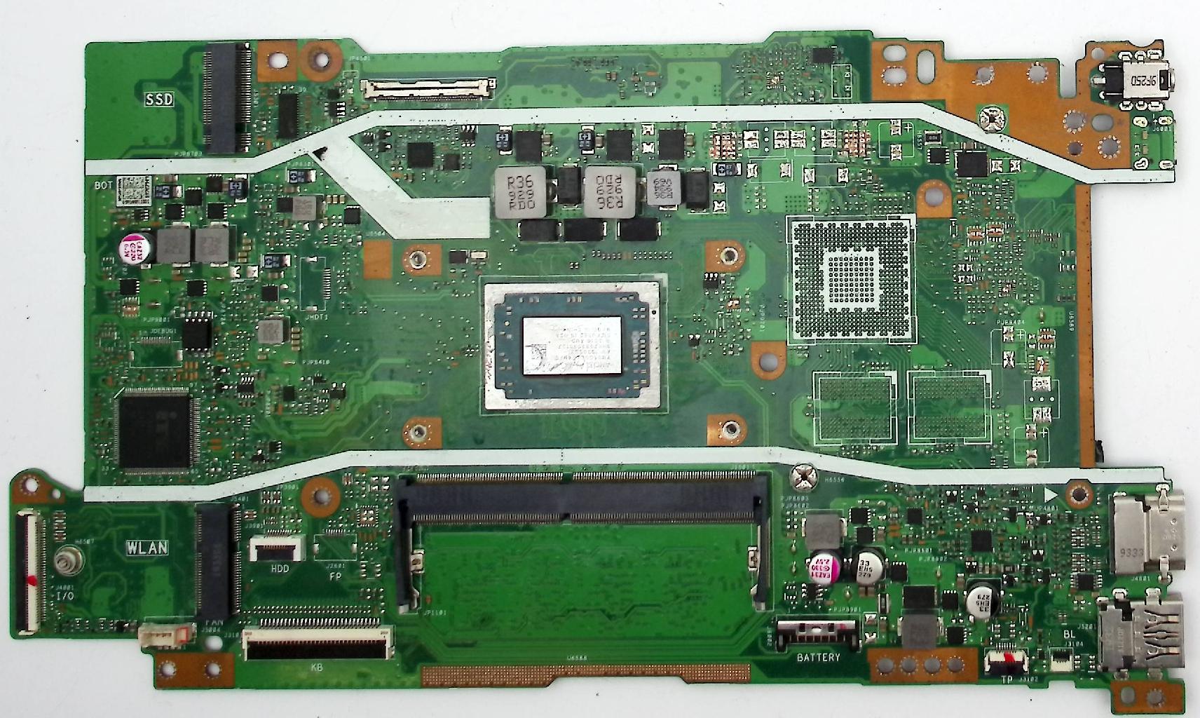 Материнская плата Asus X409DL донор компонентов