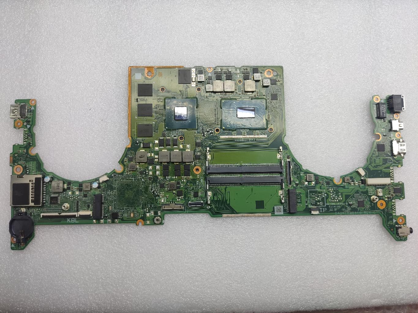 Материнская плата ASUS GL503GE донор процессора I7-8750H и видеочипа N17P-G1-A1