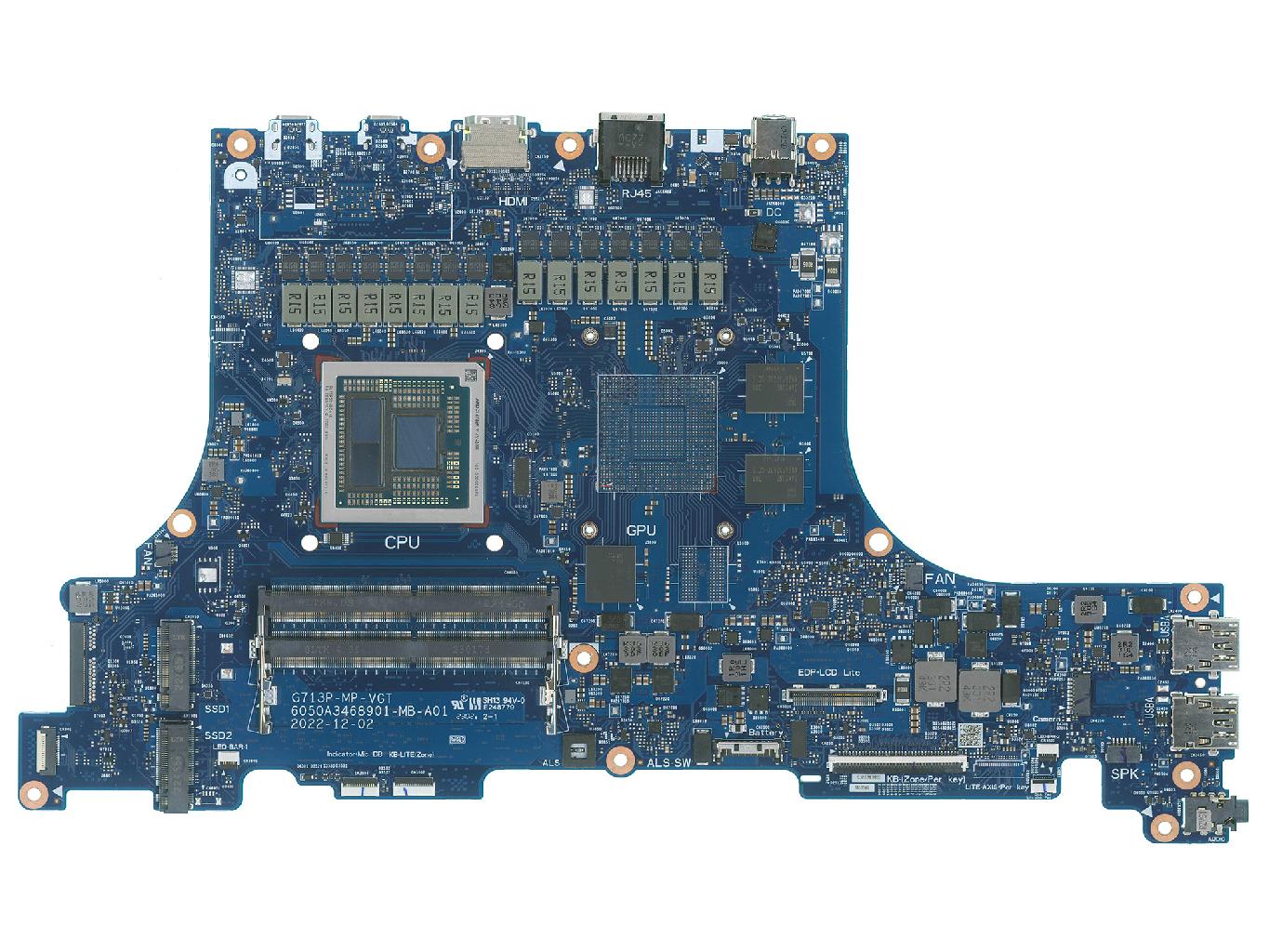 Материнская плата ASUS G713PU донор процессора R9-7945HX (039143)
